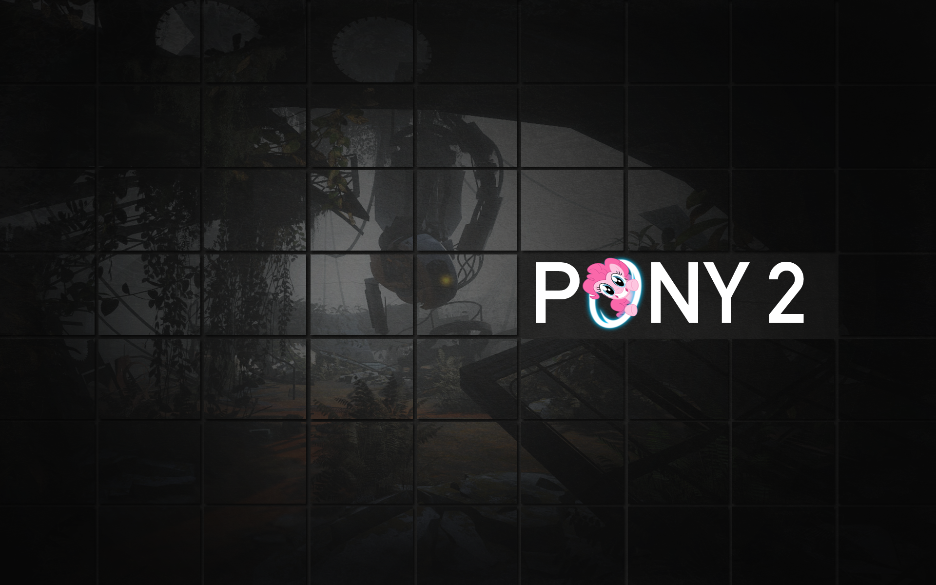 Pony 2 Wallpaper (Portal 2 Parody) by SlurpyNom
