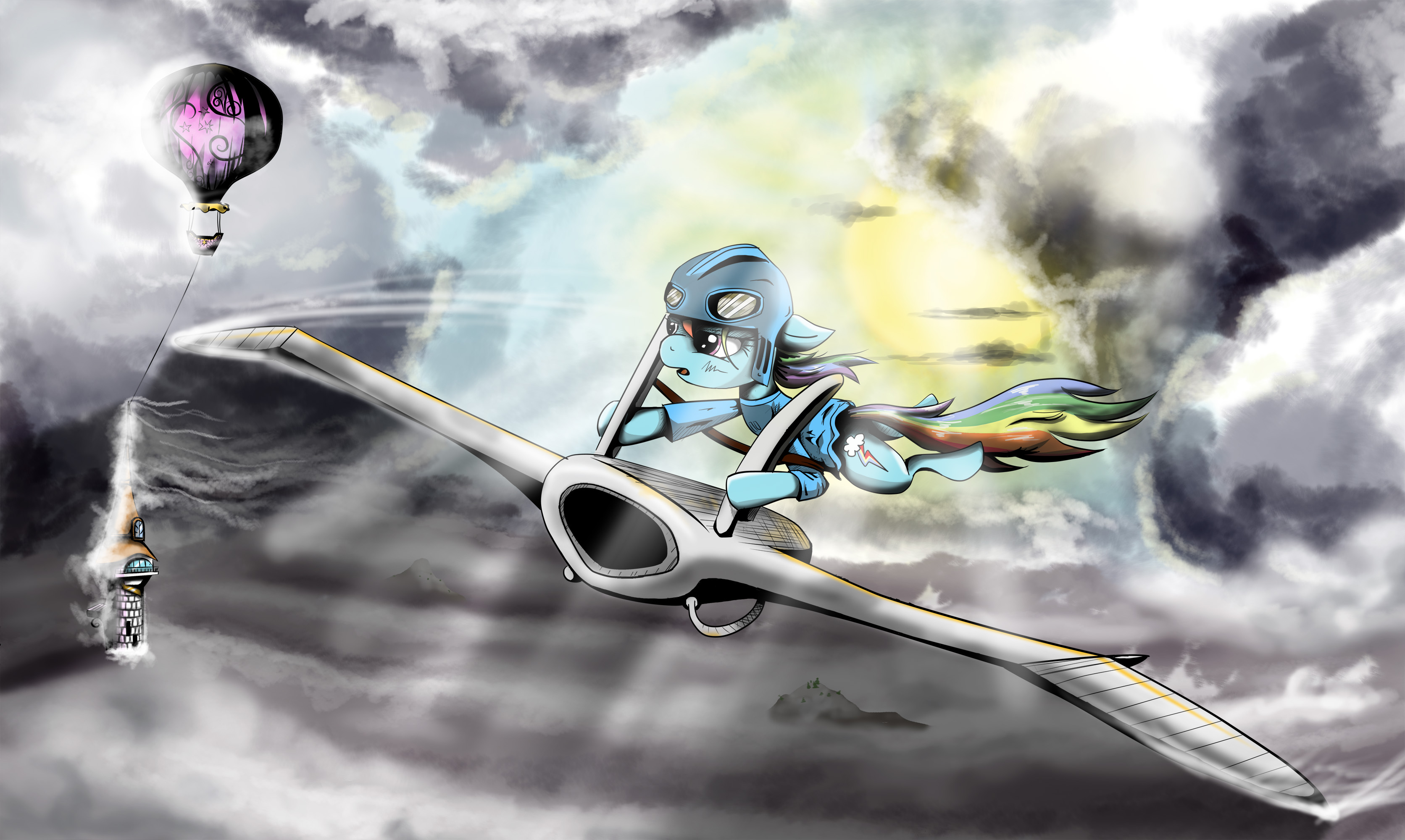 Nausicaa Rainbow Dash by HereticOfDune