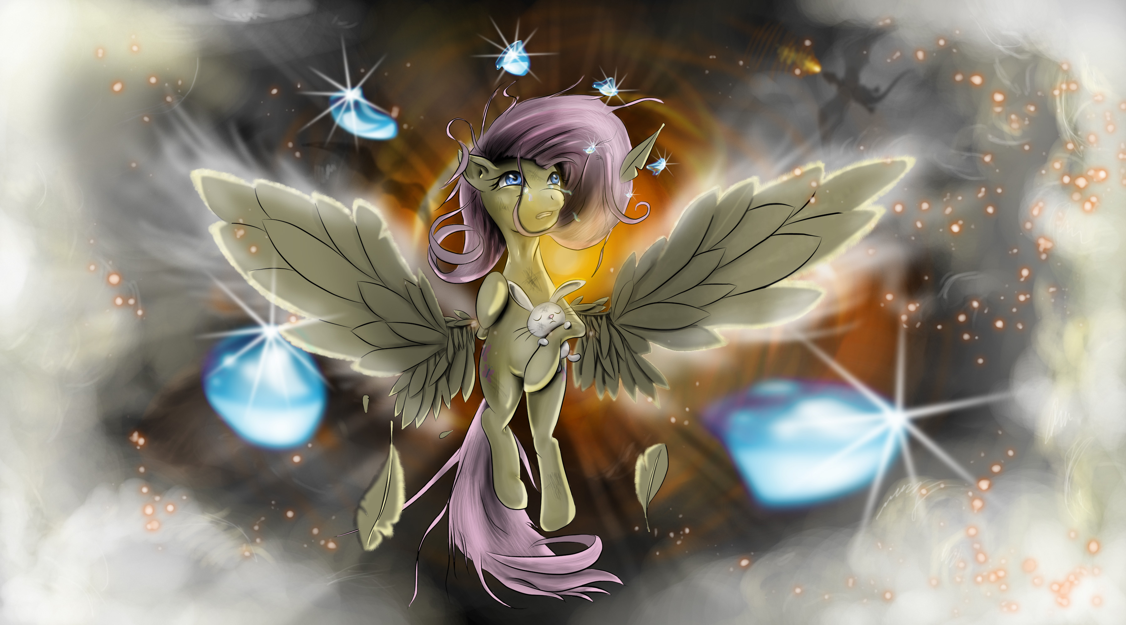 Fallen Fluttershy by HereticOfDune