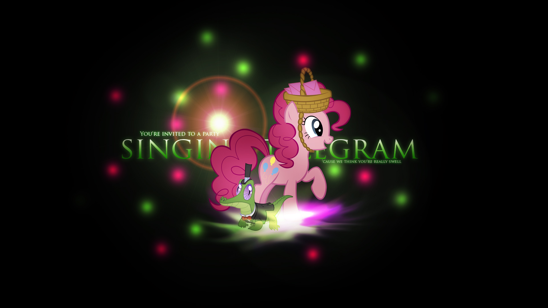 Singing Telegram Wall - Pinkie And Gummy by Xtrl