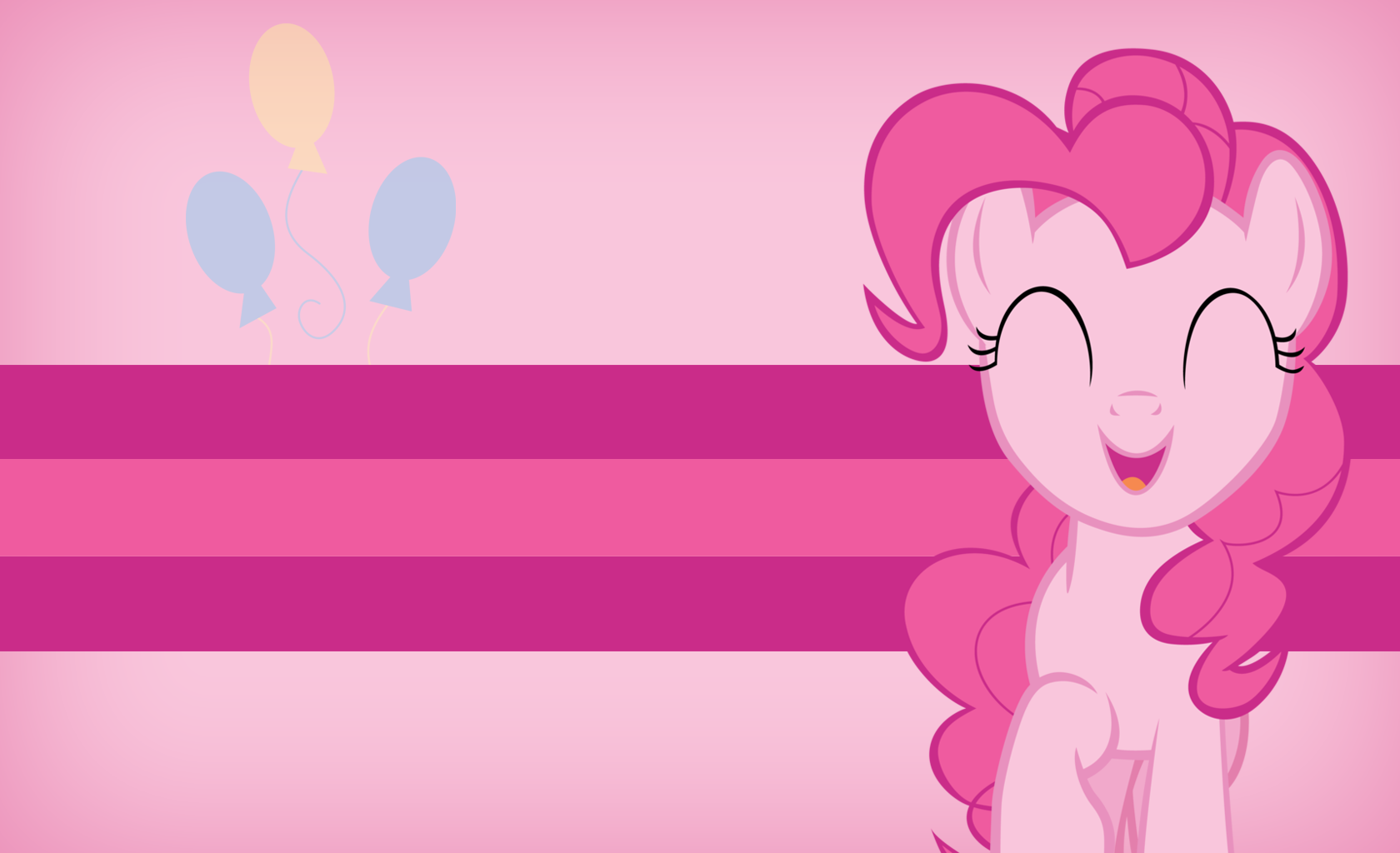 Birthday Wallpaper: Happy Pinkie Pie by Bossinc