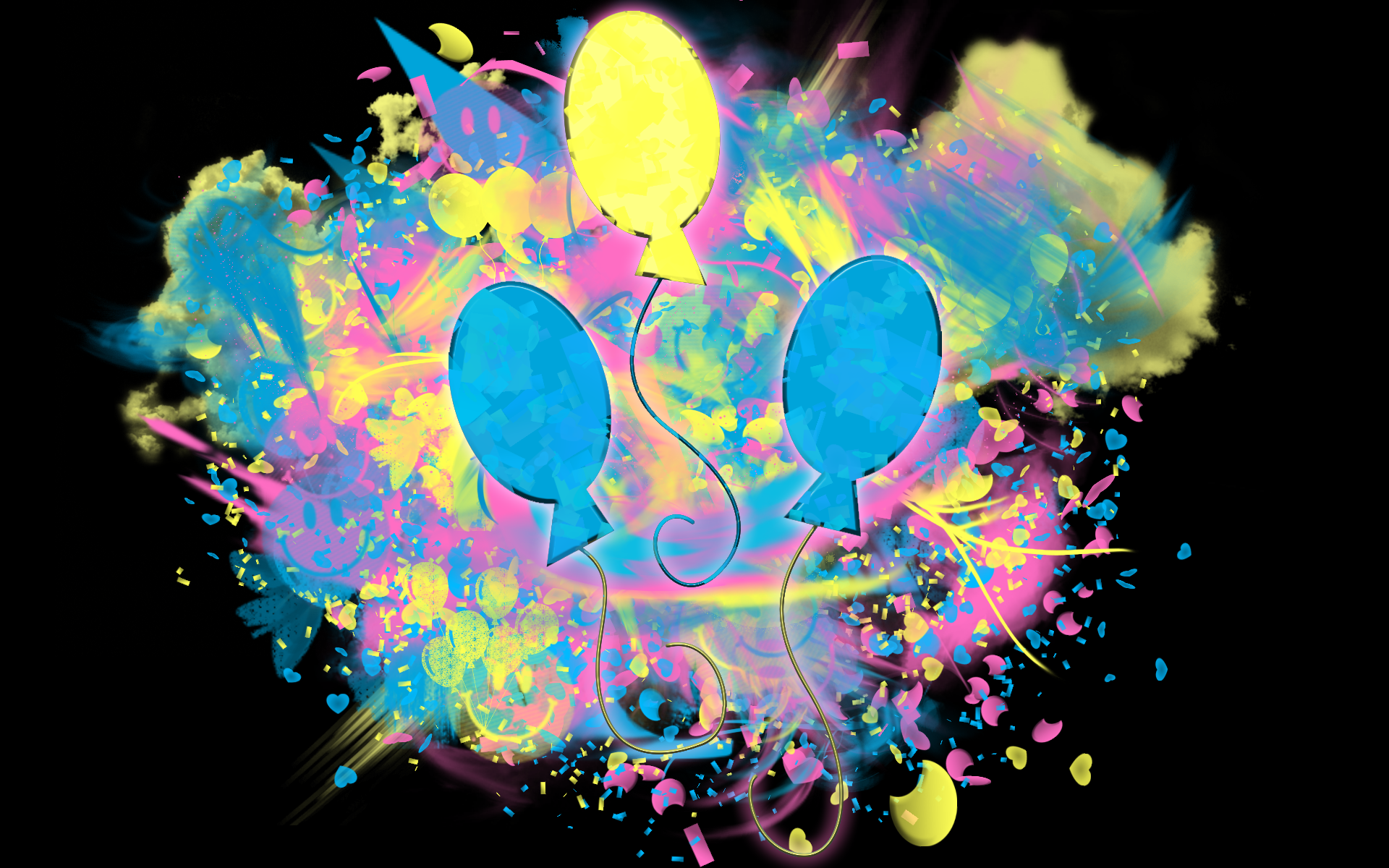Pinkie Pie's Balloons by tvolcom322
