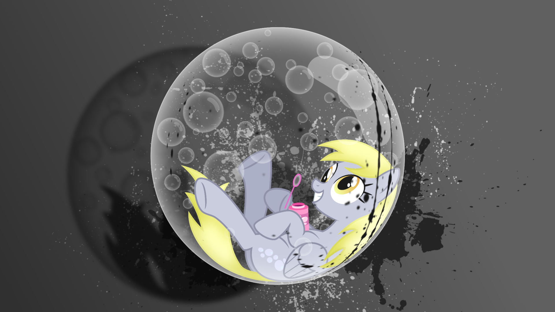 Derpy Bubble Wallpaper by Flashed00 and issmafia