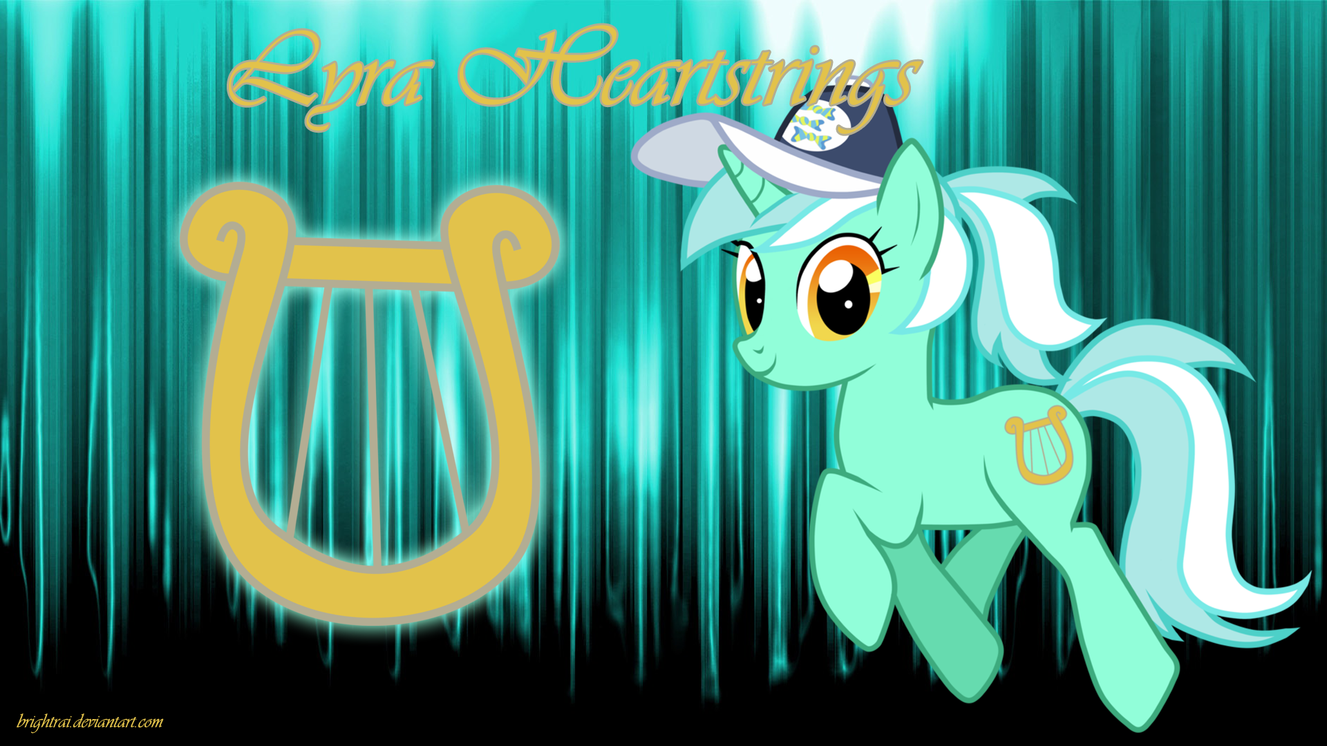 Lyra Heartstrings Ponytail Wallpaper by brightrai