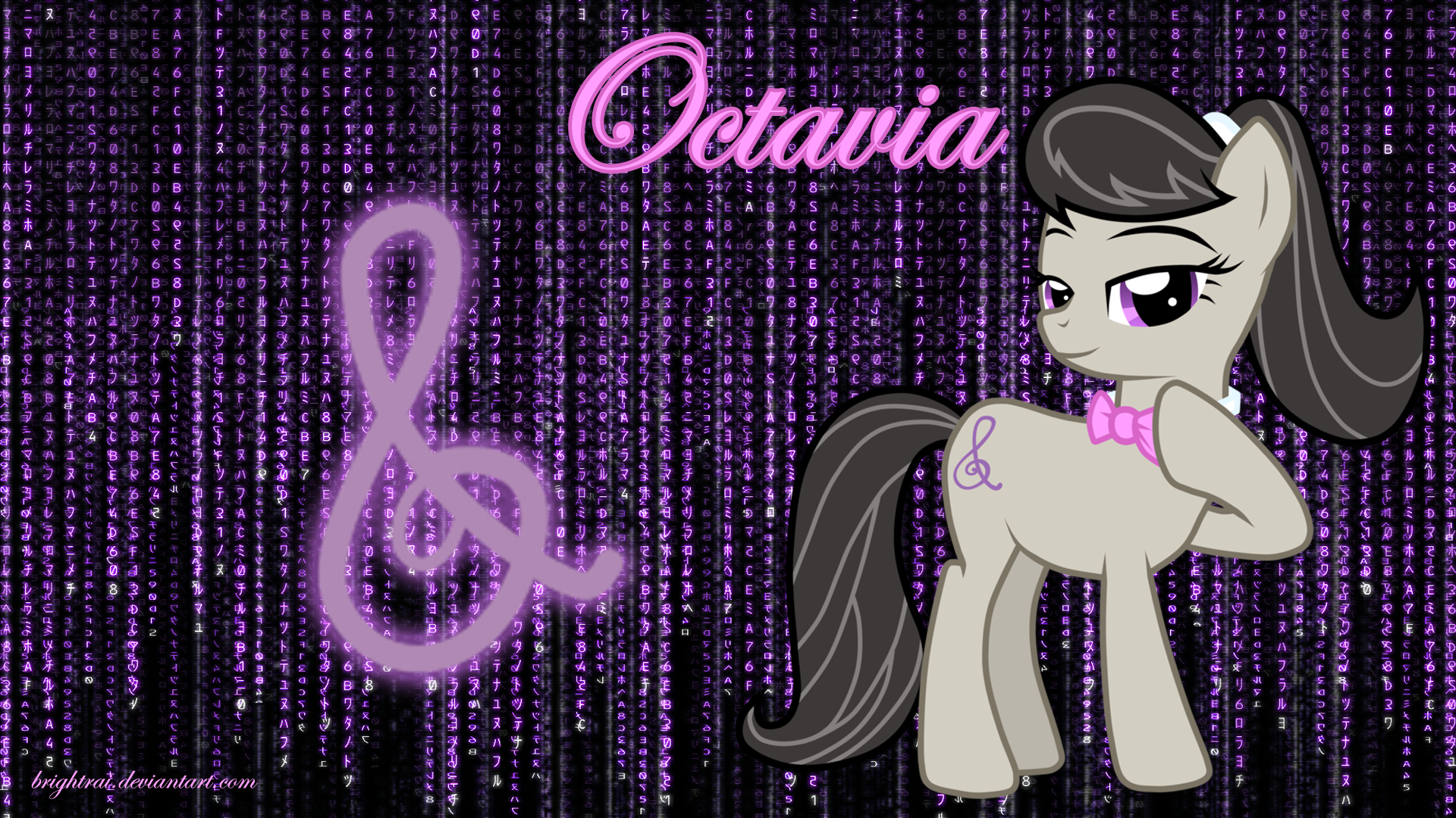 Octavia Ponytail Wallpaper by brightrai