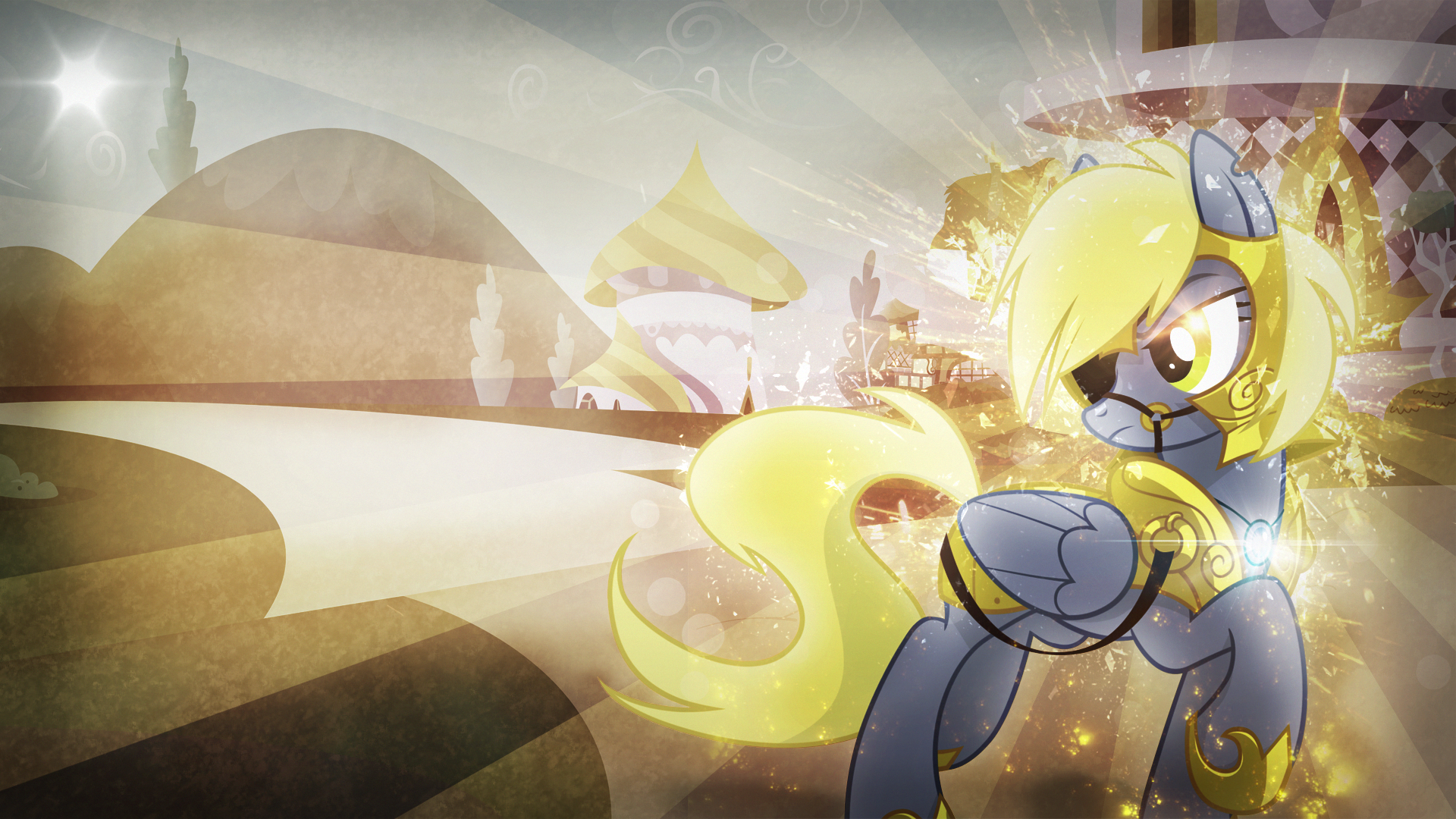 Wallpaper ~ General Derpy. by Equestria-Prevails, kenrick55, Mackaged and Trotsworth