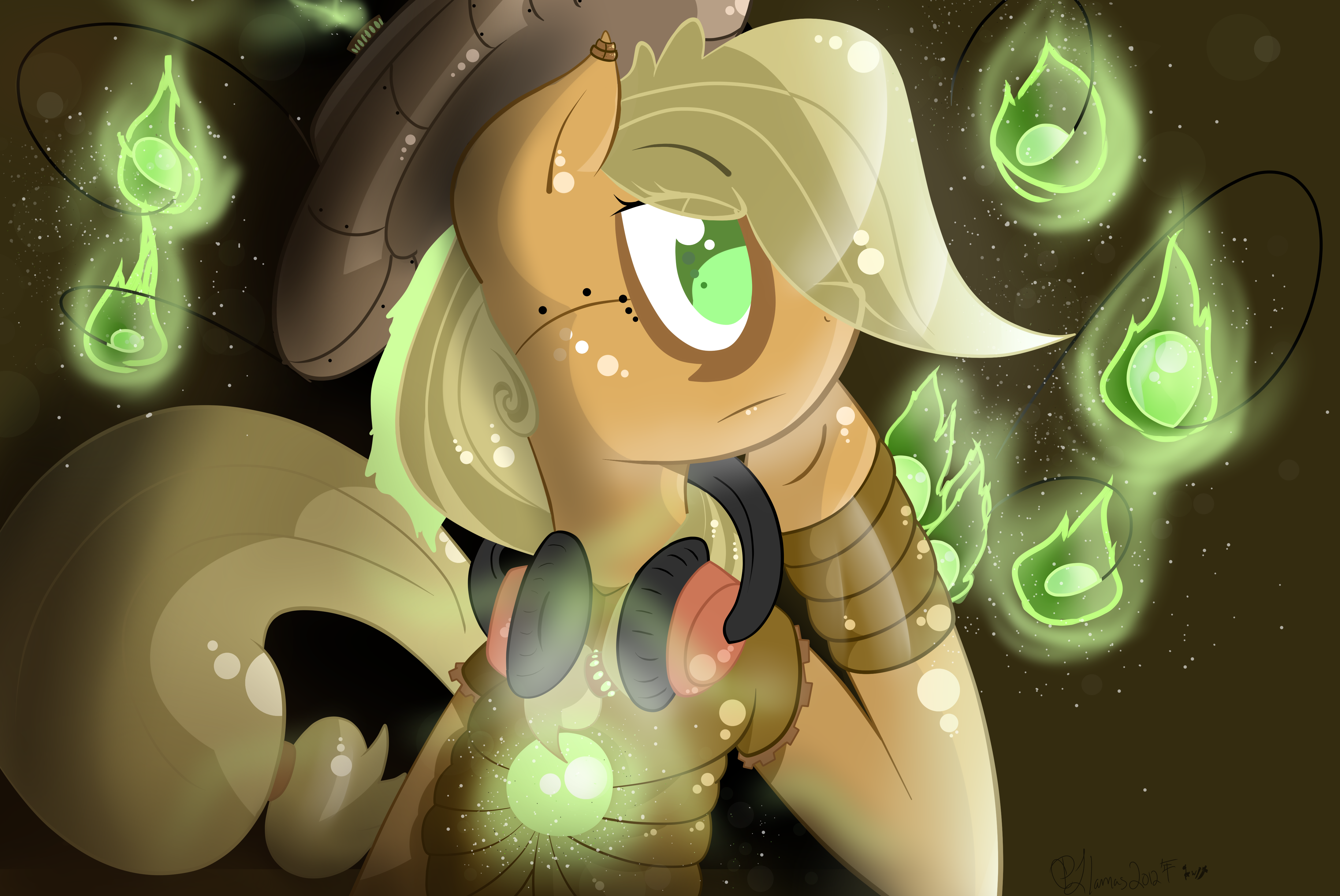 I don't know what to name these...Applejack XD by LlamasWithKatanas