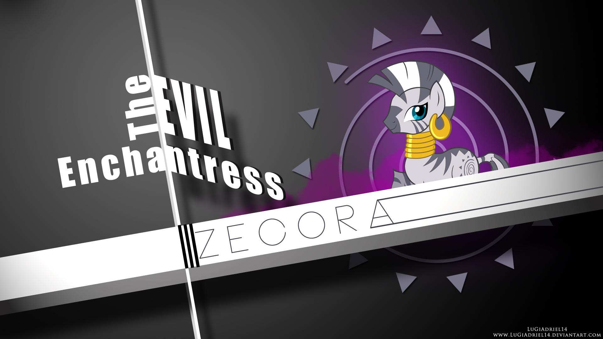 Zecora Typography Wallpaper by LuGiAdriel14