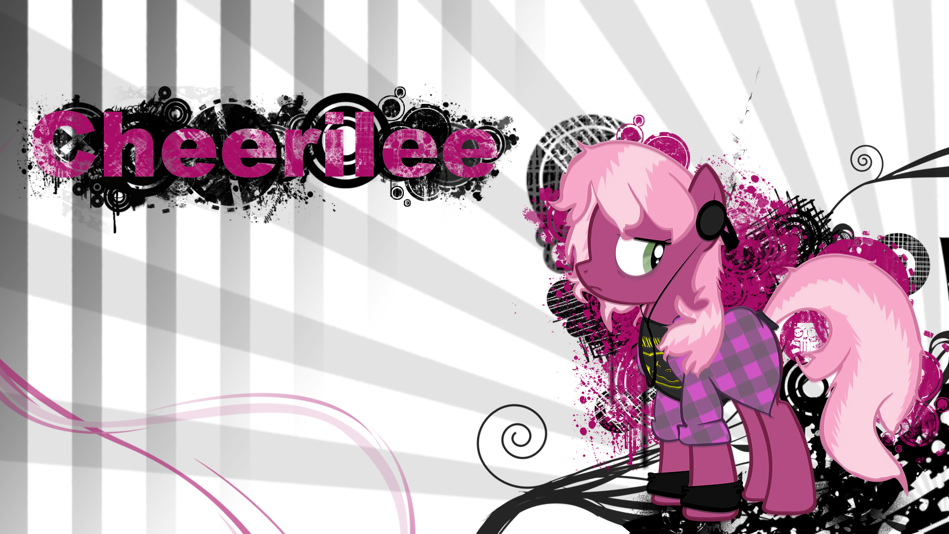 Cheerliee Grunge Wallpaper by TheSlickOctopus