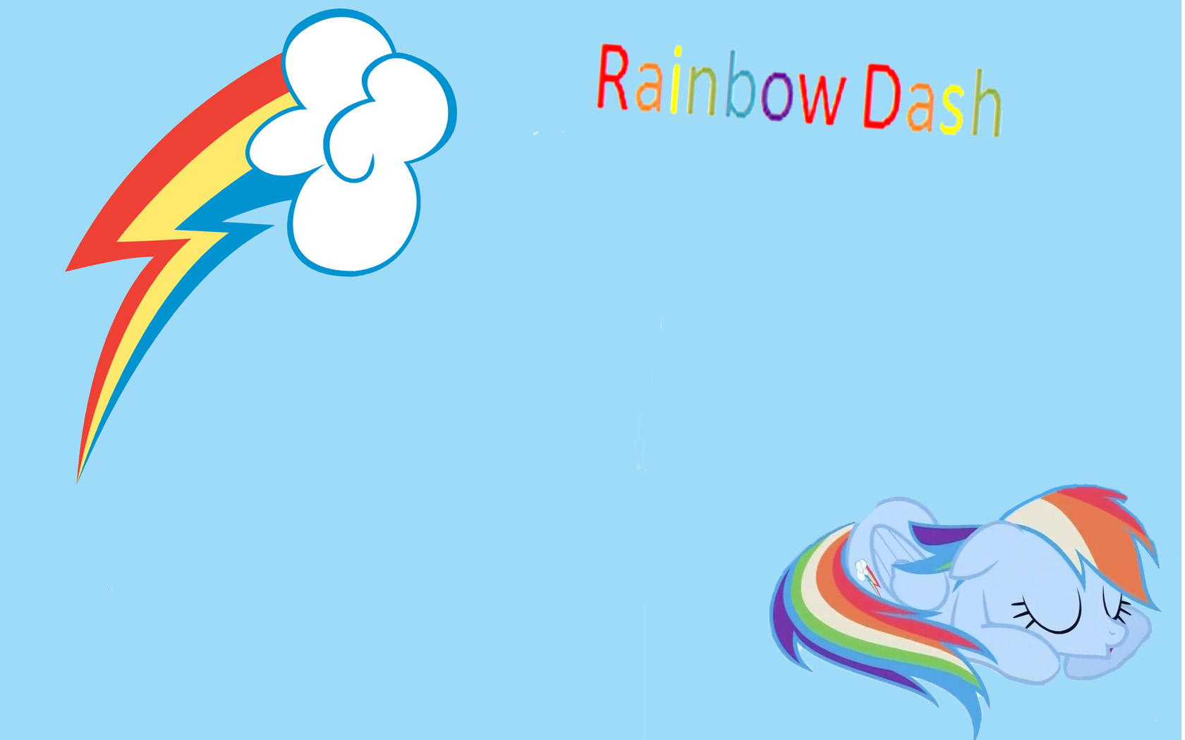 Rainbow Dash Wallpaper by Bloodymuffin1337
