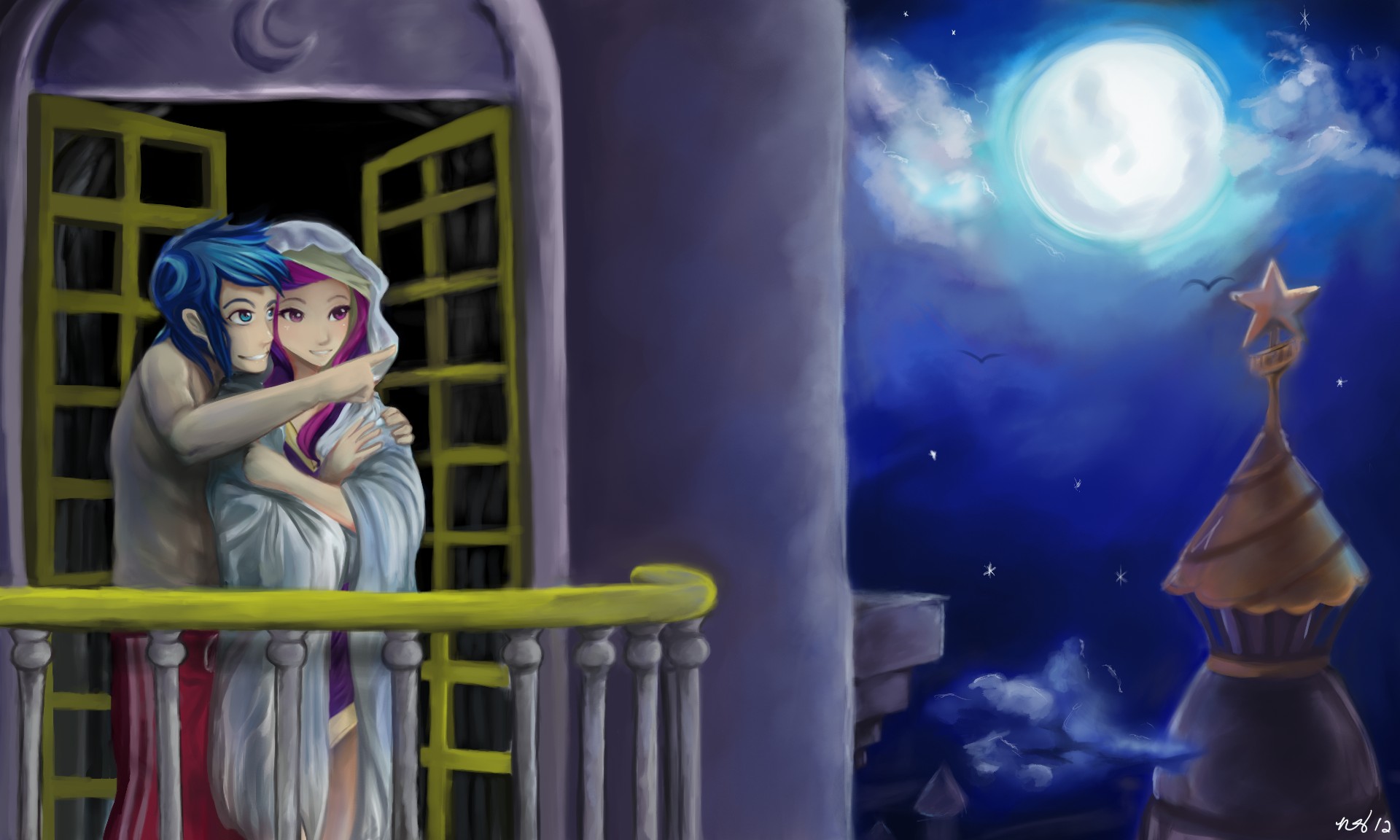 Moonlit Night by blazingamer