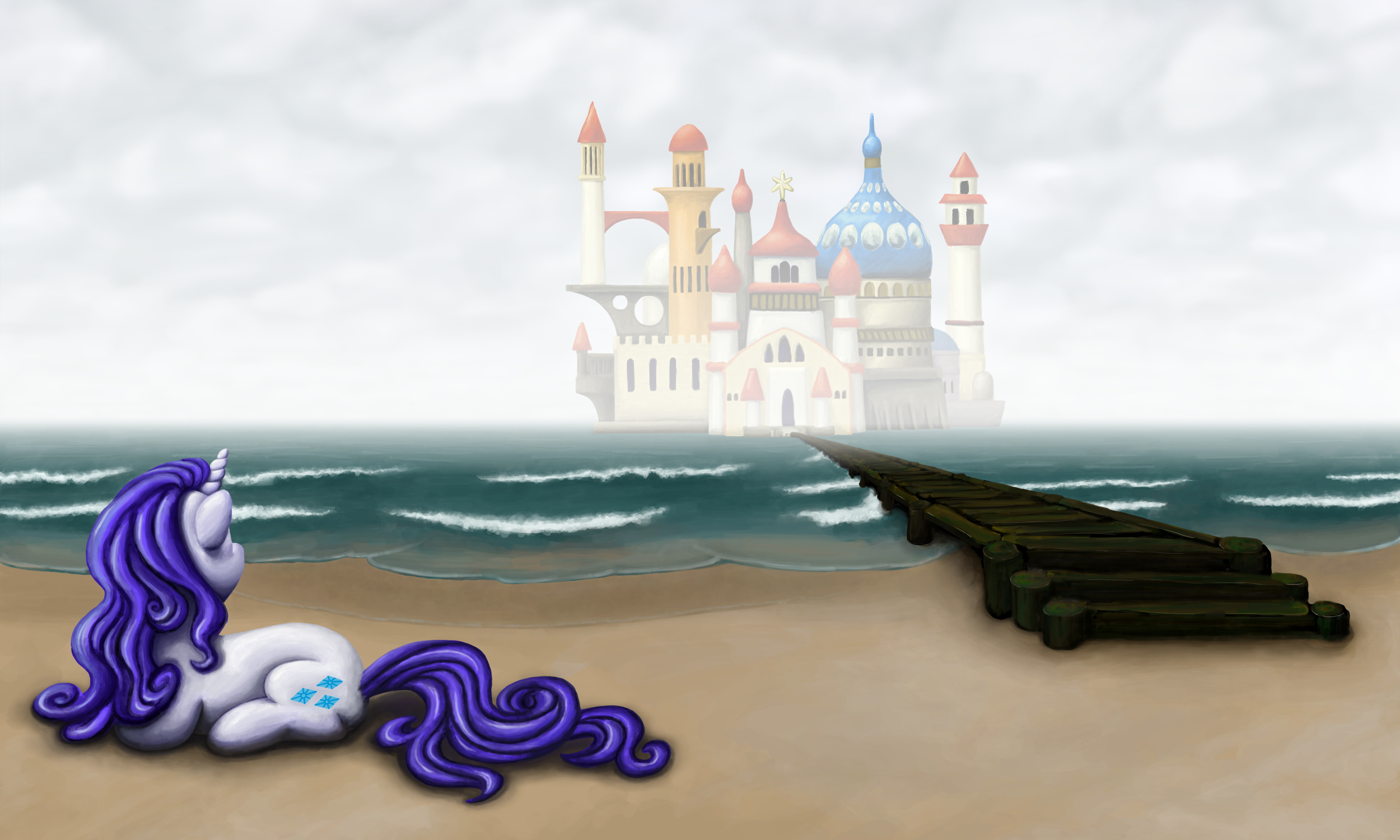 Rarity on the Beach by Dahtamnay