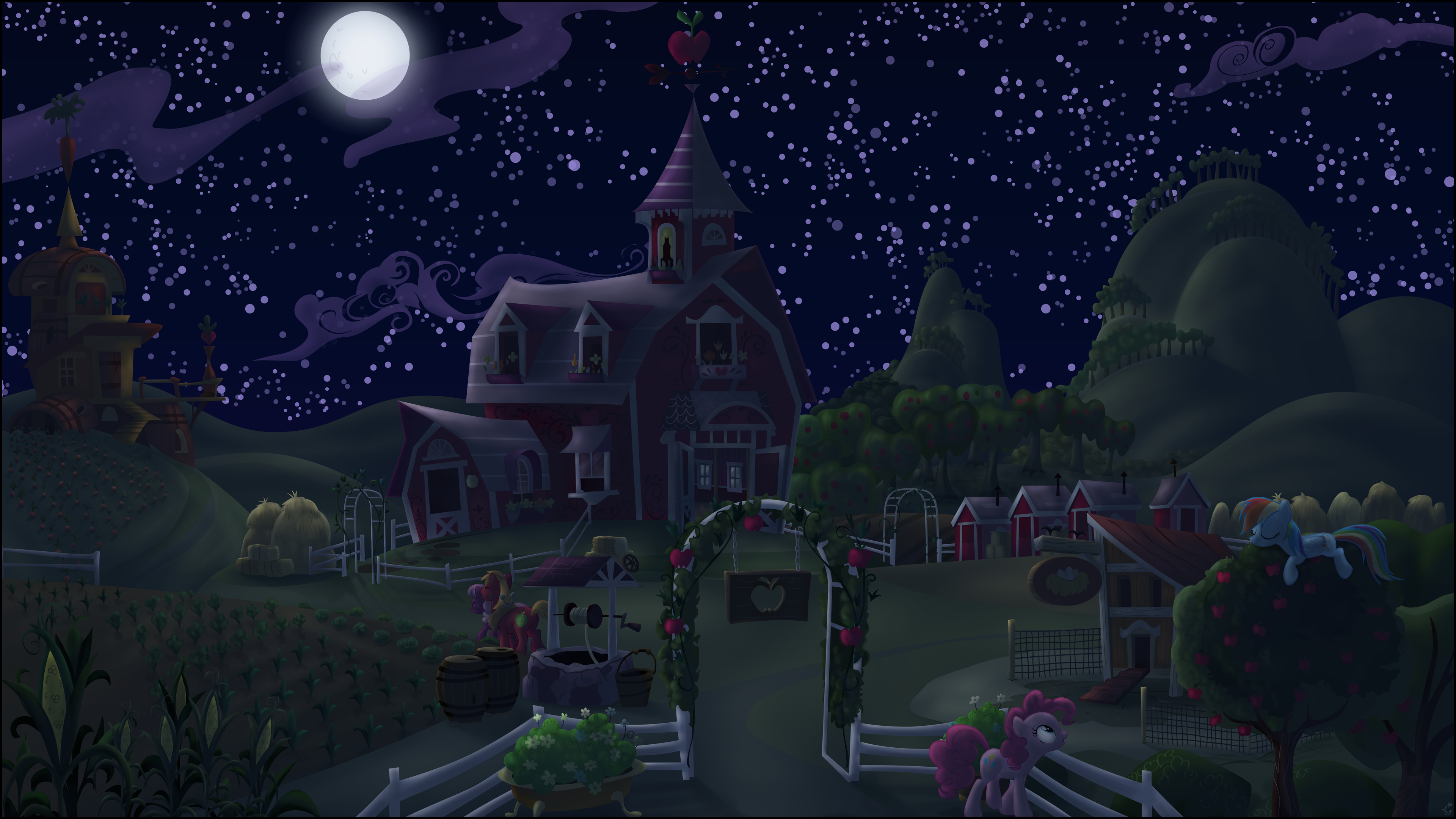 Midnight at the Apple Farm by Stinkehund