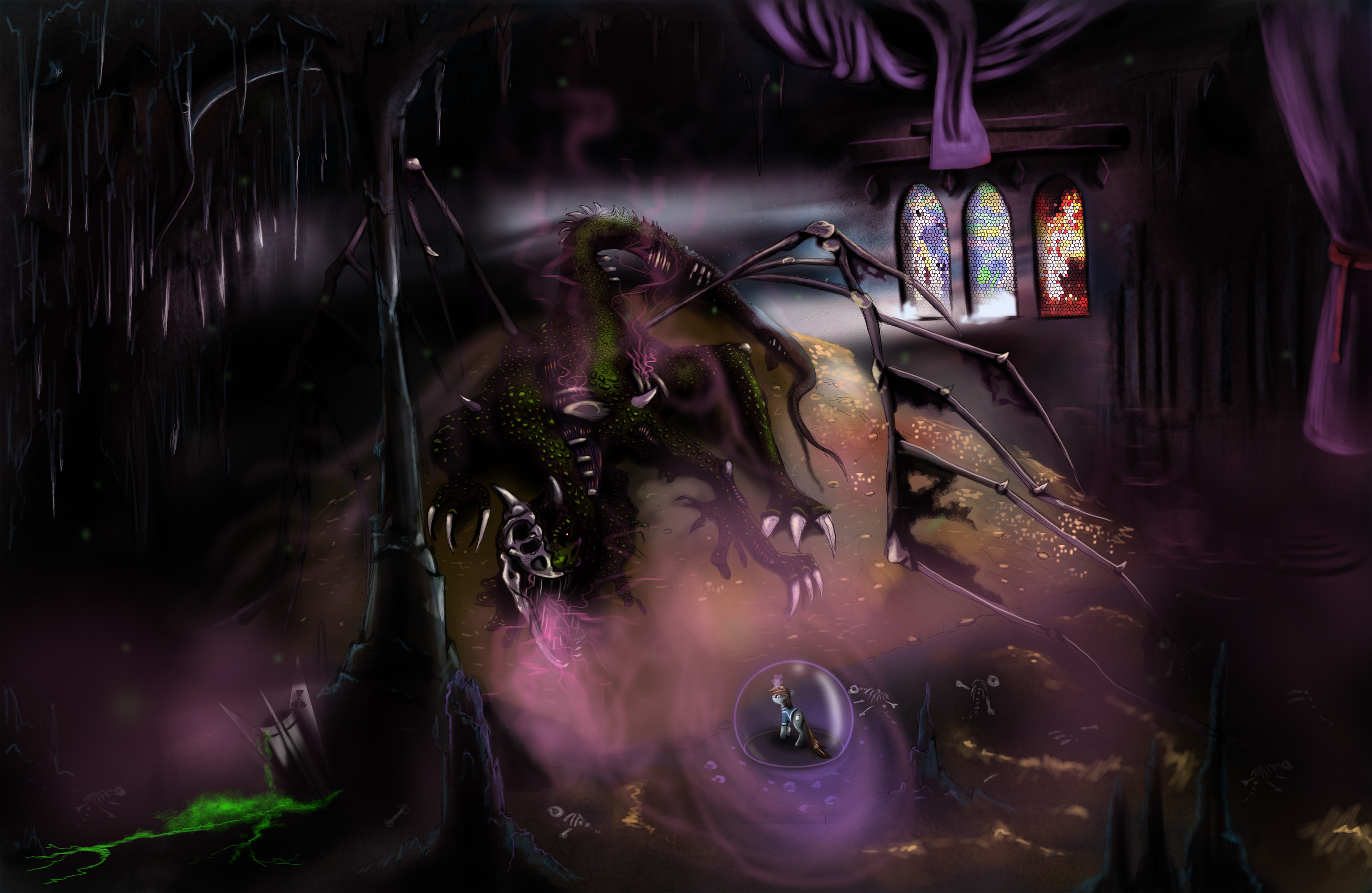 Fallout Equestria Dragons Lair by HereticOfDune