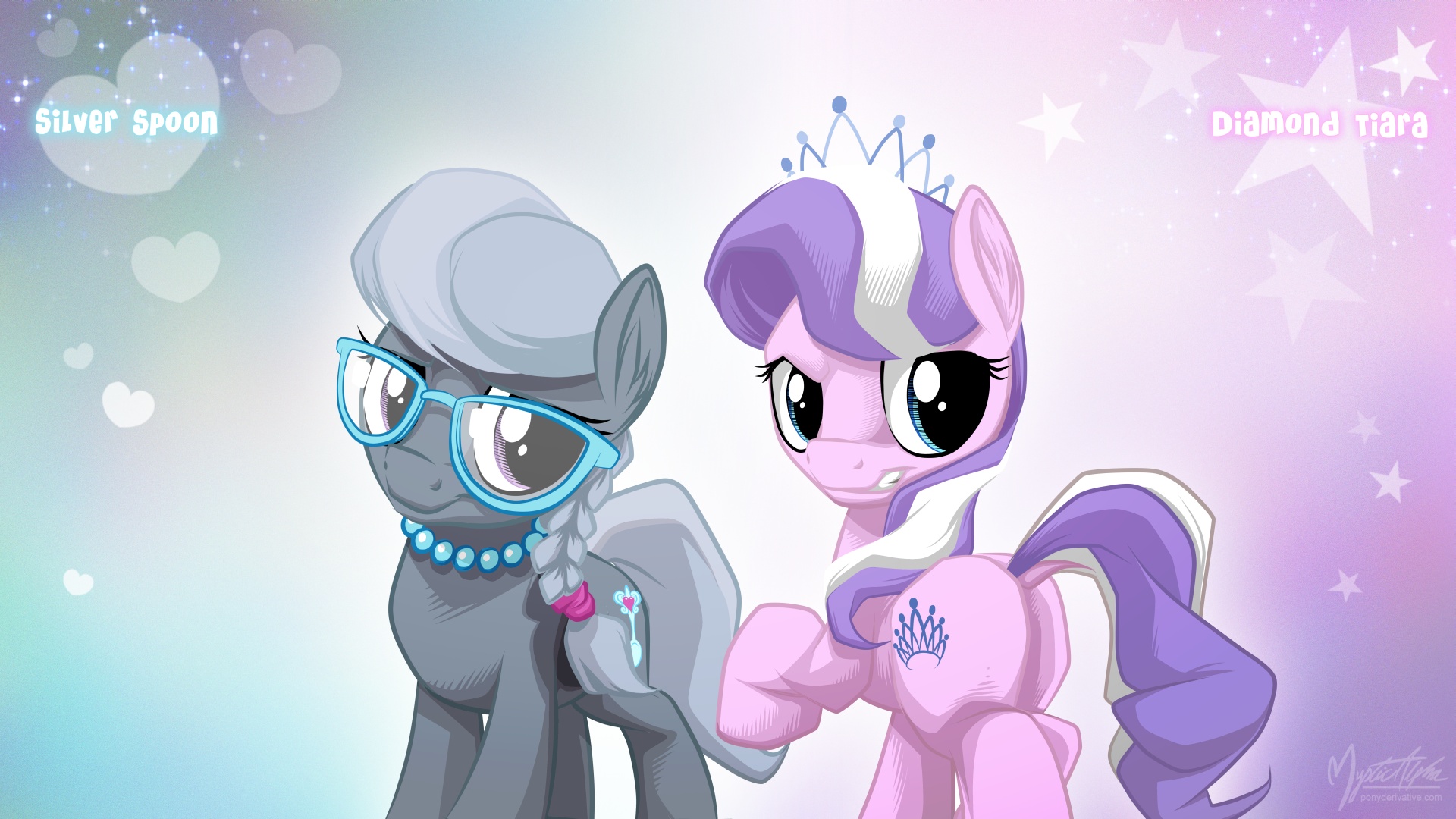 Silver Spoon and Diamond Tiara 1920 by mysticalpha