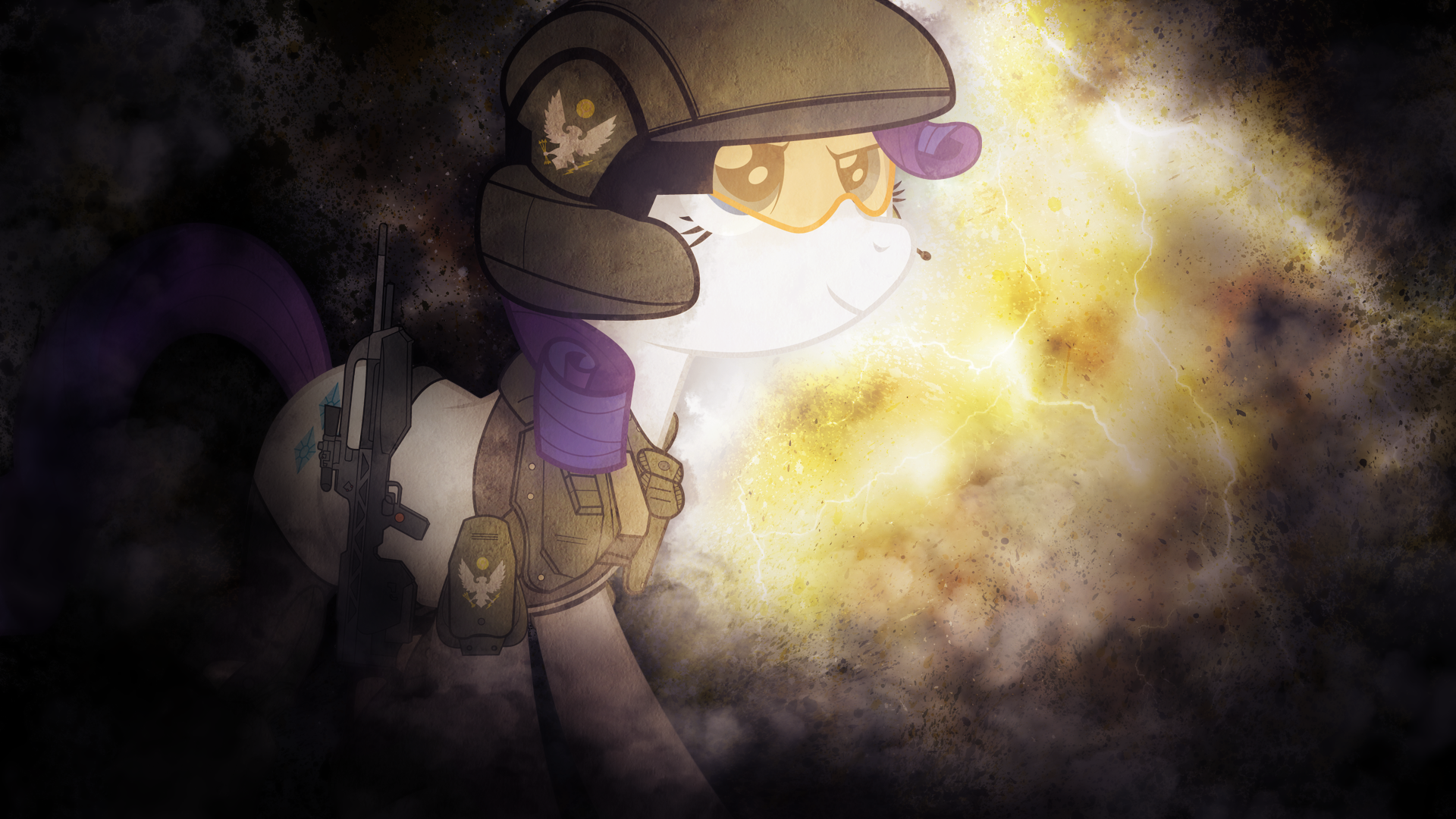 Rarity Fights the Covenant by Mackaged and SandwichDelta