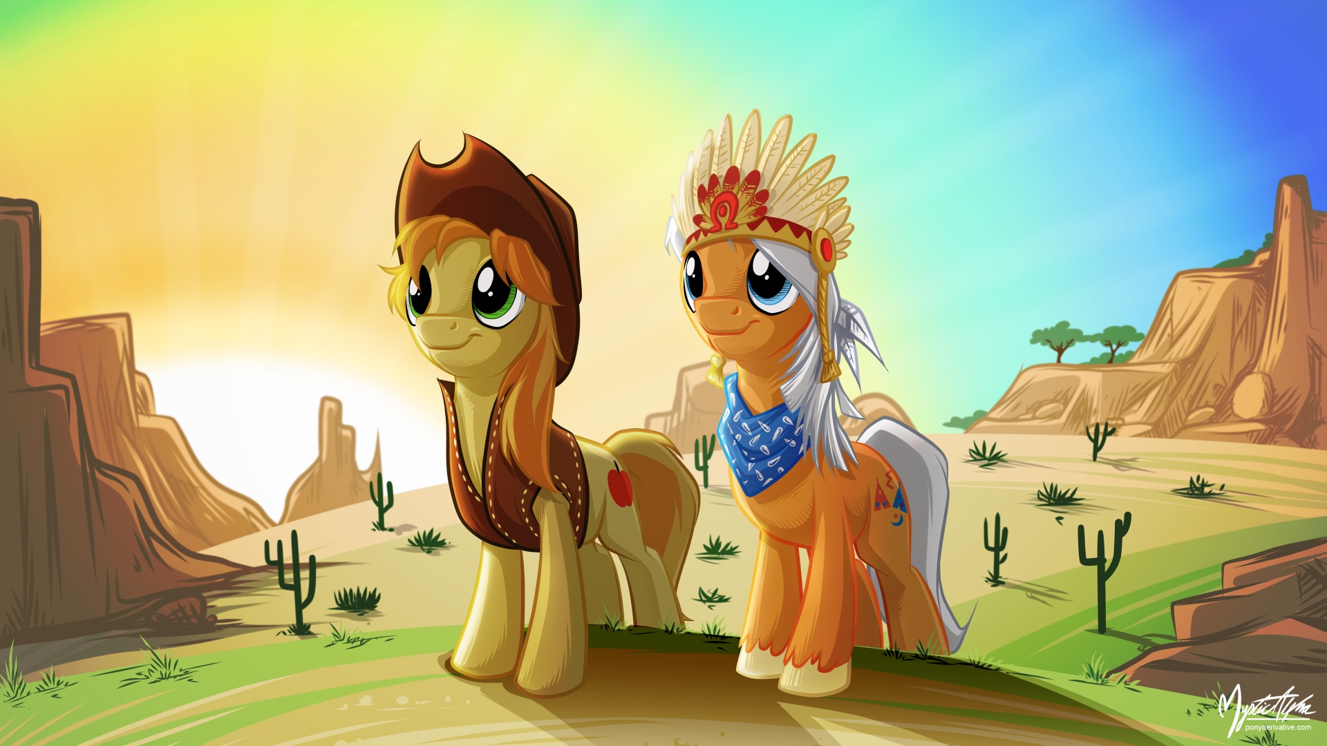 Braeburn and Wigwam 1920 by mysticalpha