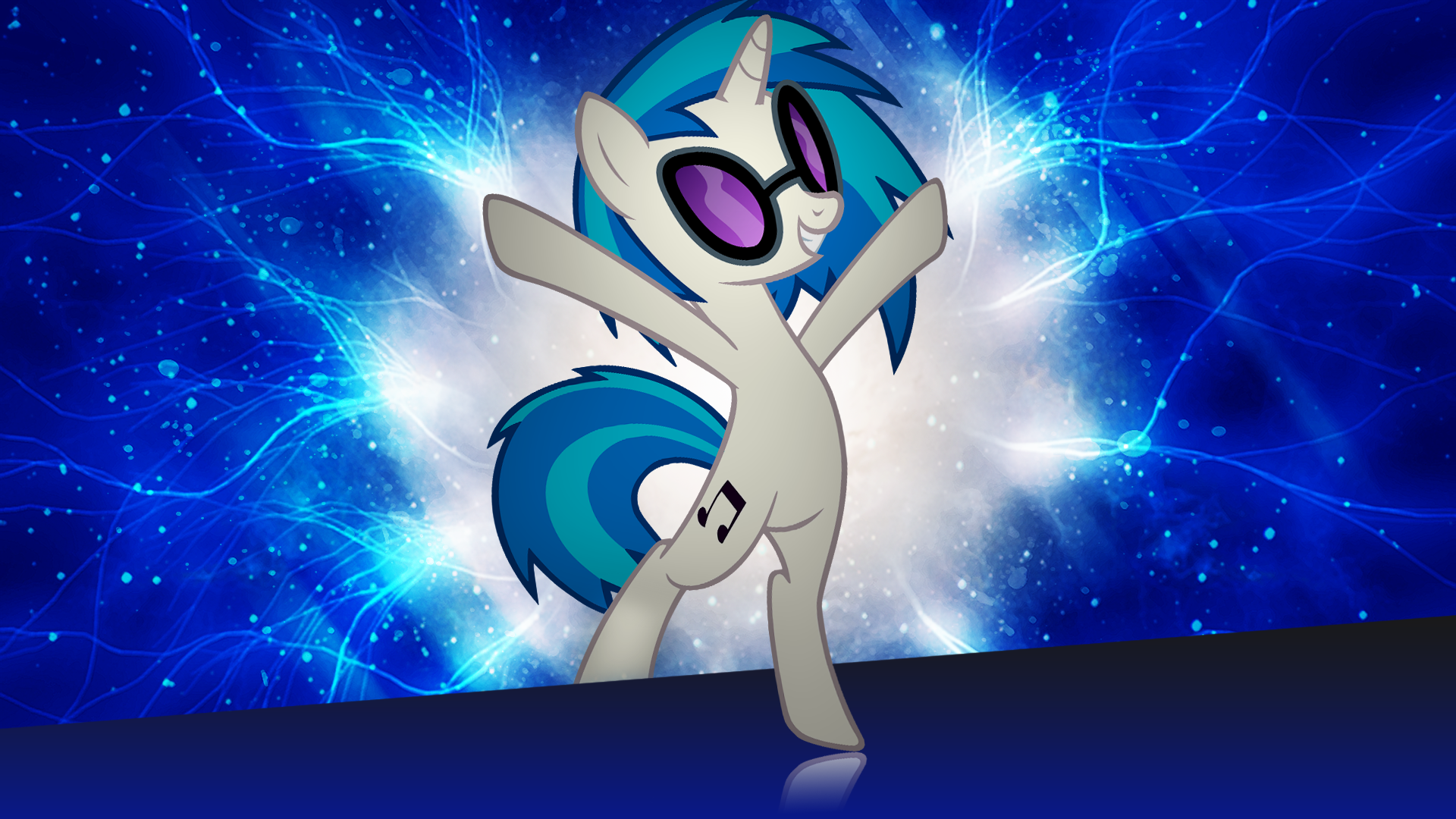 Vinyl Scratch Wallpaper by TygerxL and UP1TER