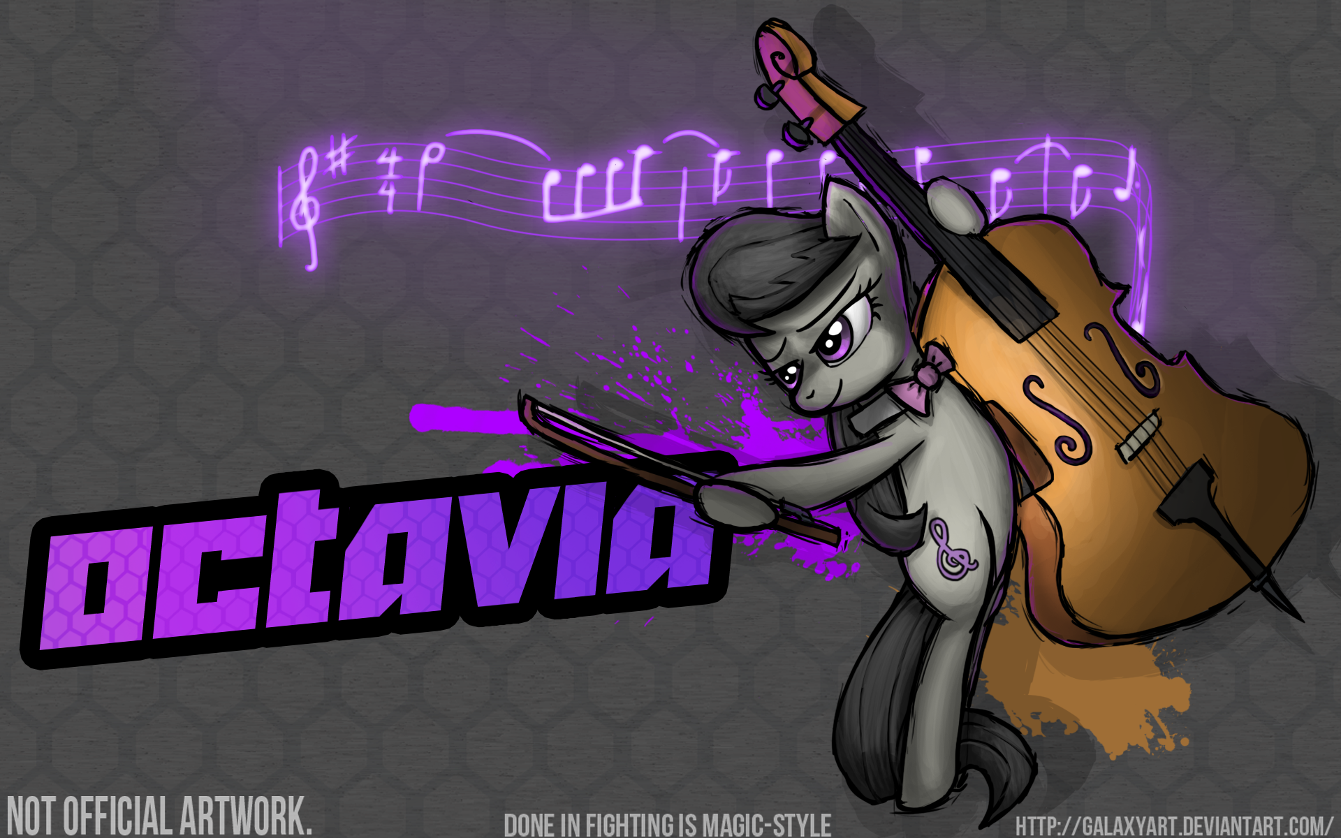 Fighting is Magic - Octavia *Commission by Galaxyart