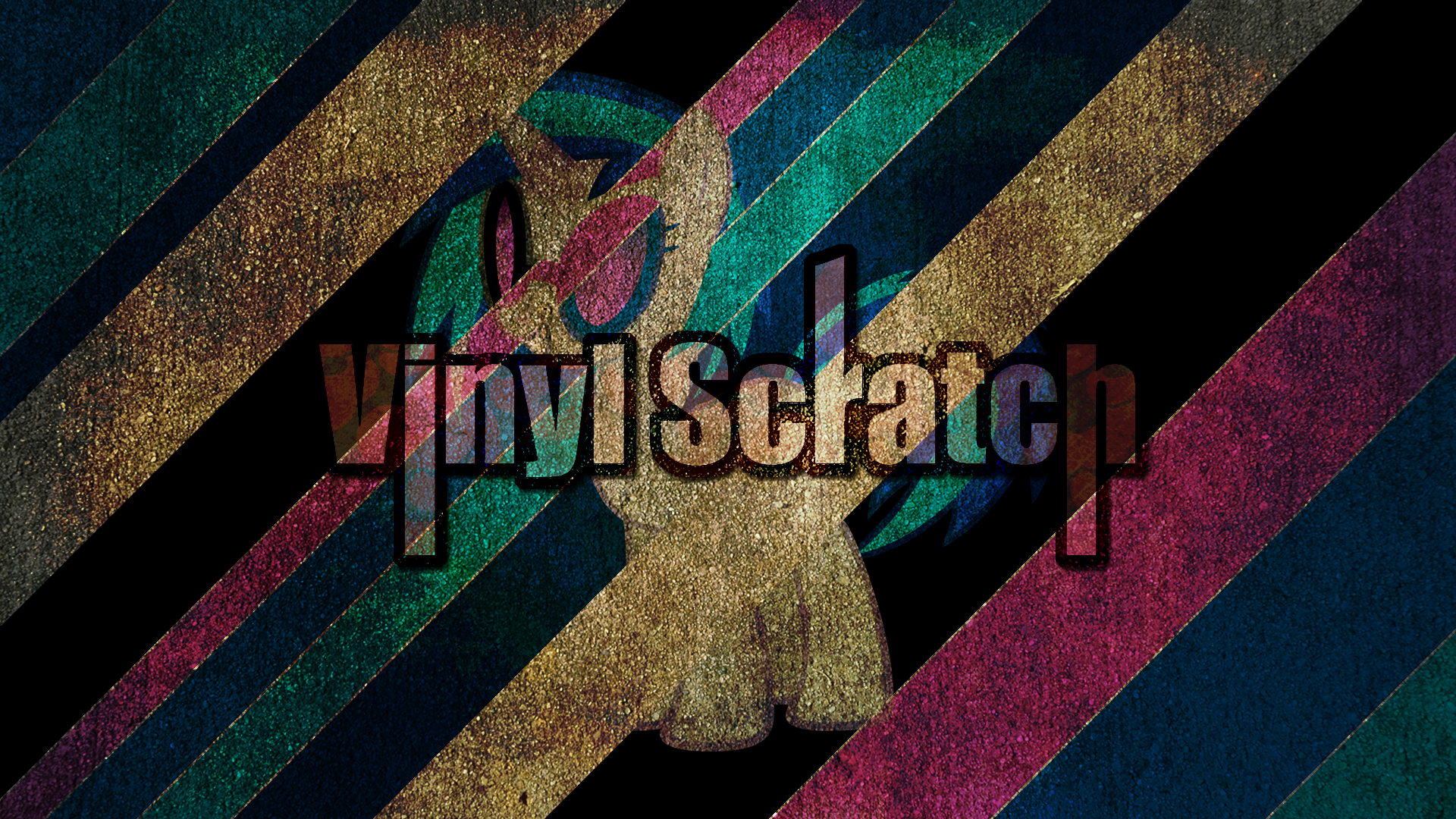 Vinyl Scratch - grunged by pims1978