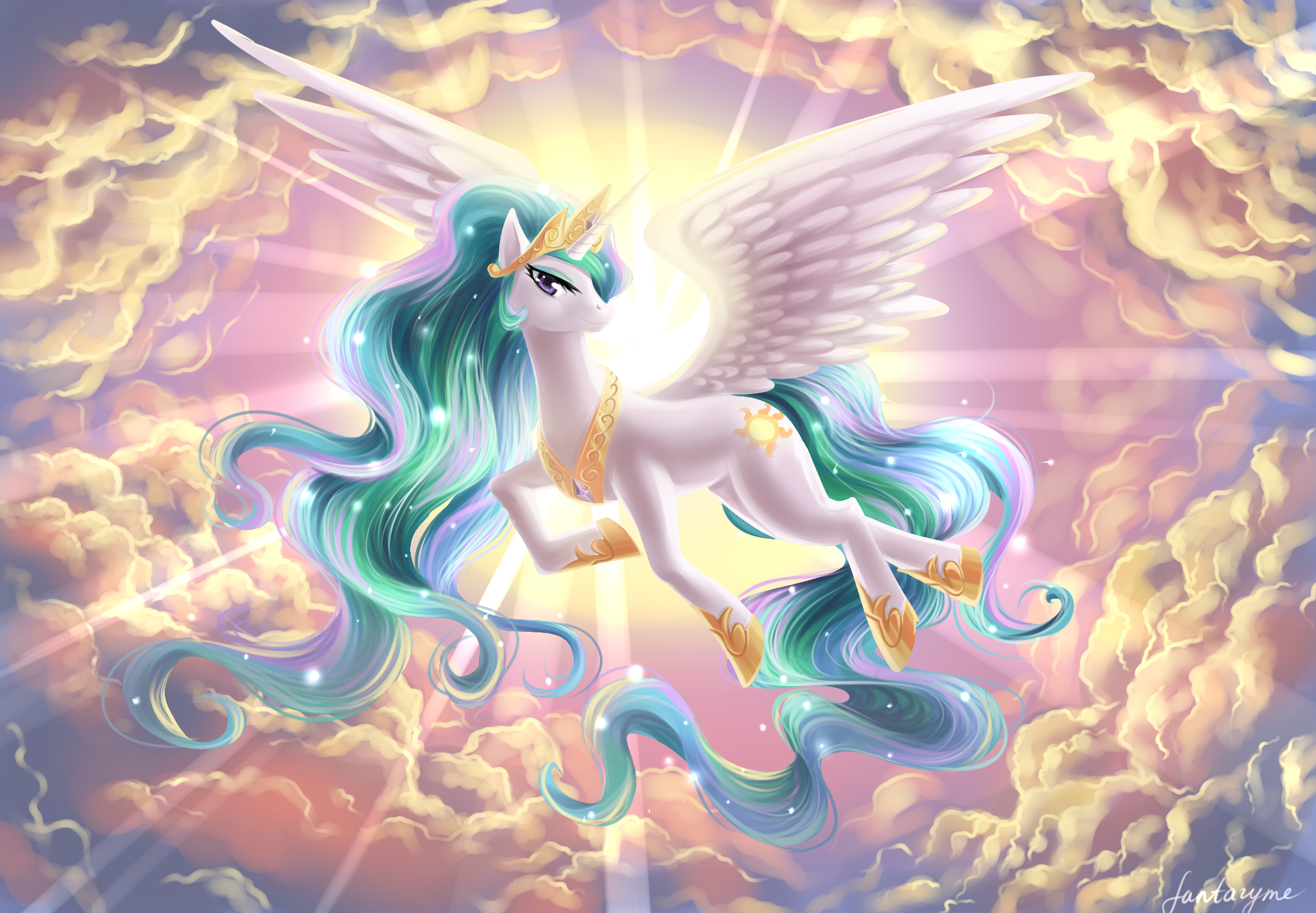Prinses Celestia Als Een Kristallen Pony Prinses Celestia Als Een Kristallen Pony