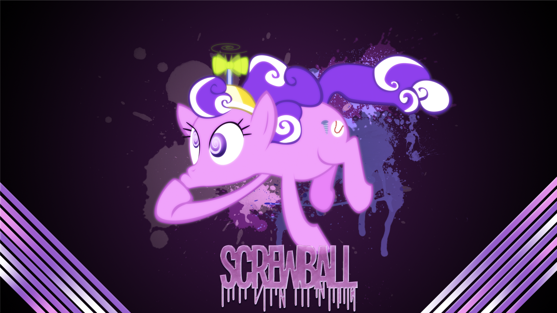 Screwball Wallpaper by BlueDragonHans and Heart-Of-Stitches