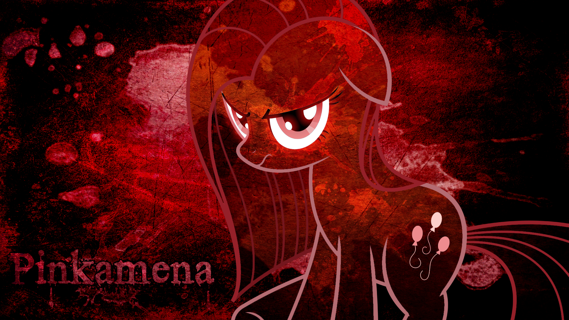 Pinkamena is gonna murder you - Wallpaper by Tzolkine