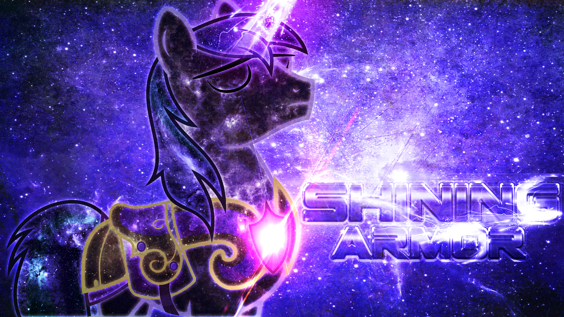 Shining Armor Wallpaper by Tzolkine