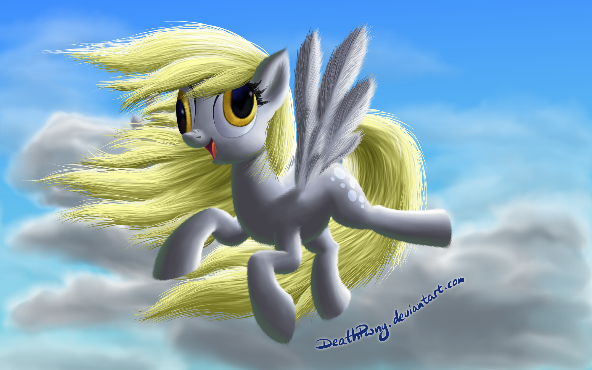 Windy Mane Derpy by DeathPwny