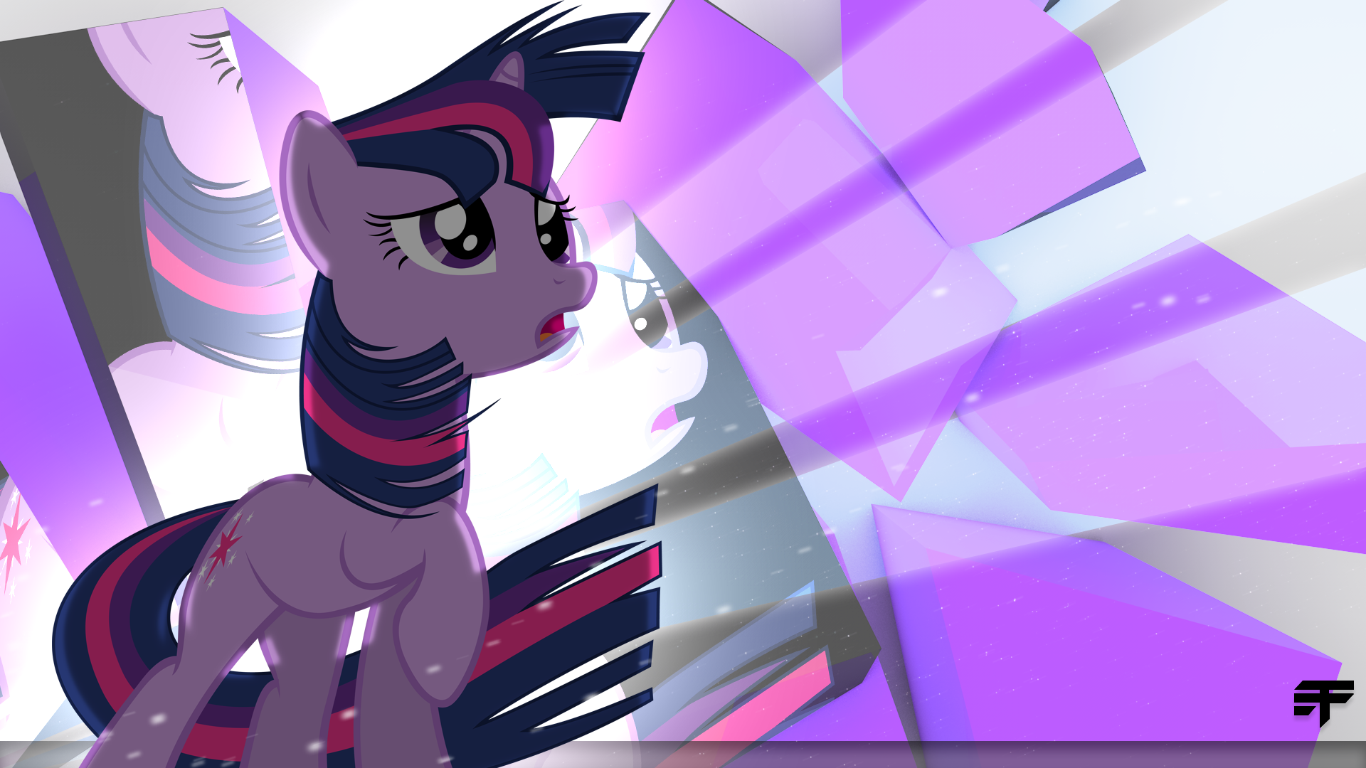 Twilight Sparkle Wallpaper Thing by EvoraFlux