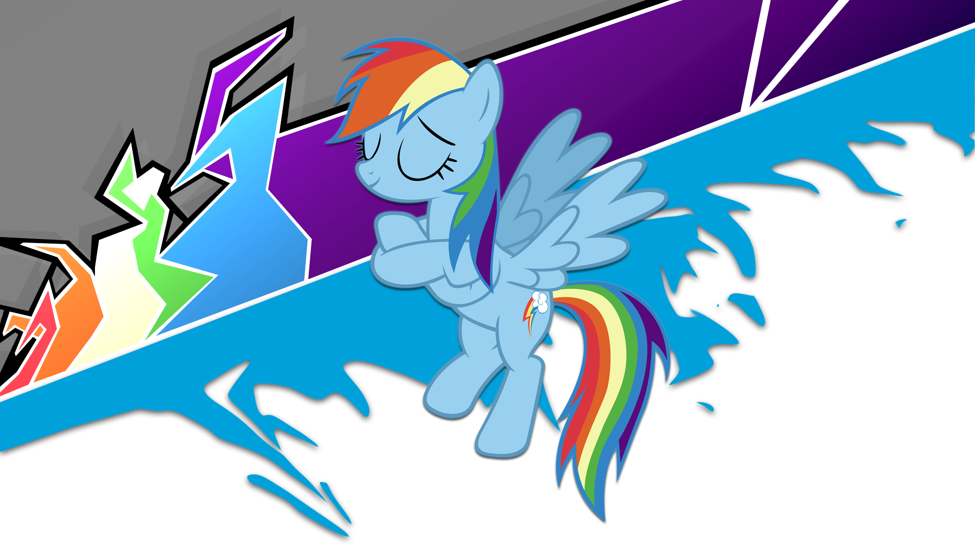 Rainbow Dash Wallpaper Thing by EvoraFlux