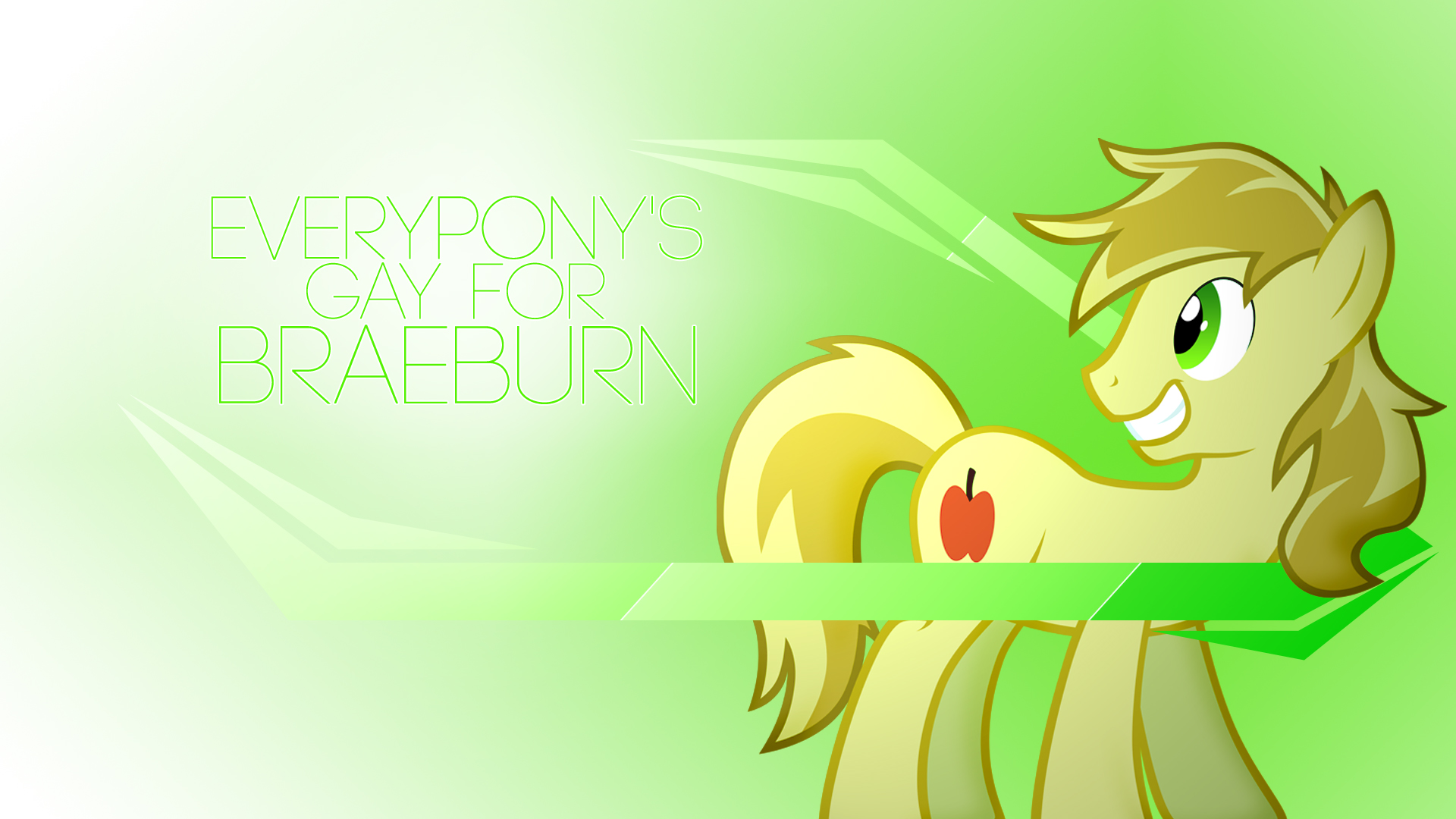 Everypony's Gay for Braeburn by PhantomBadger