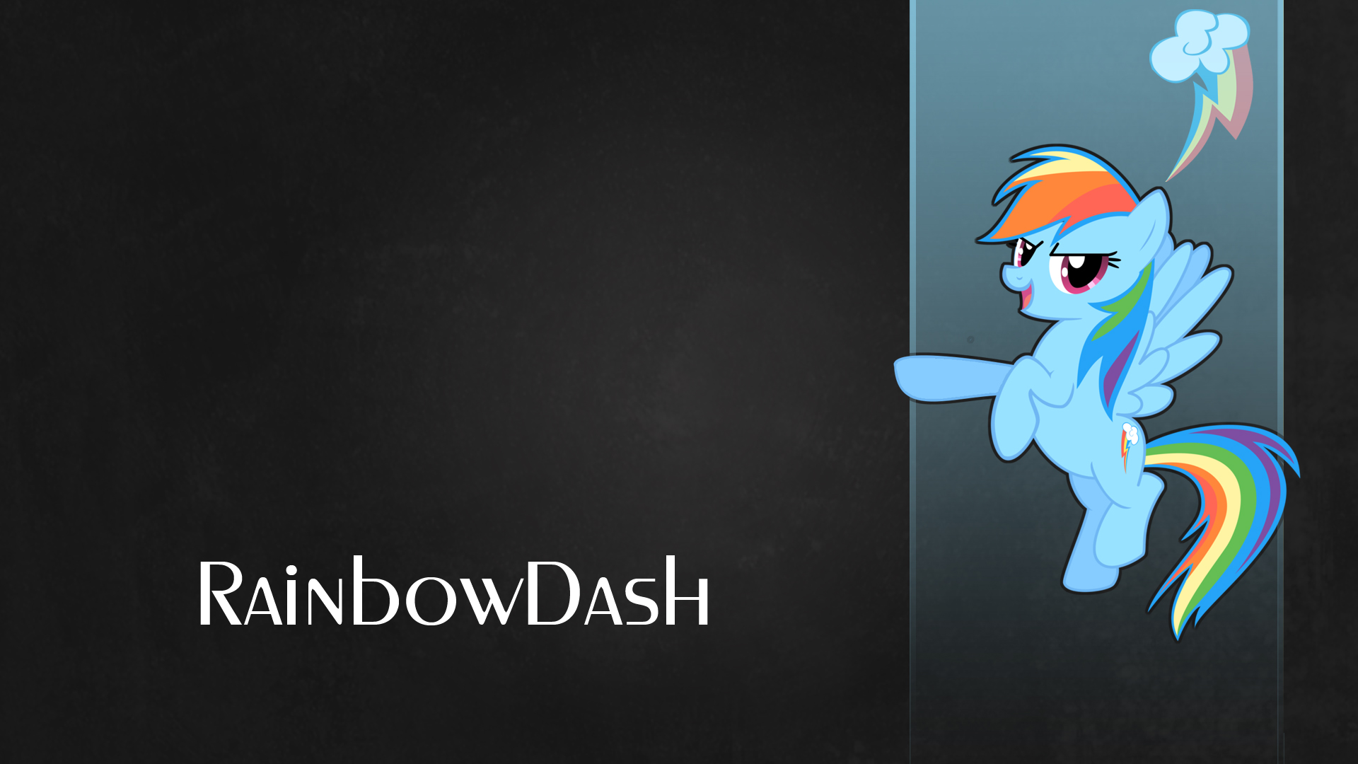 RainbowDash Wallpaper by ASTROtheH