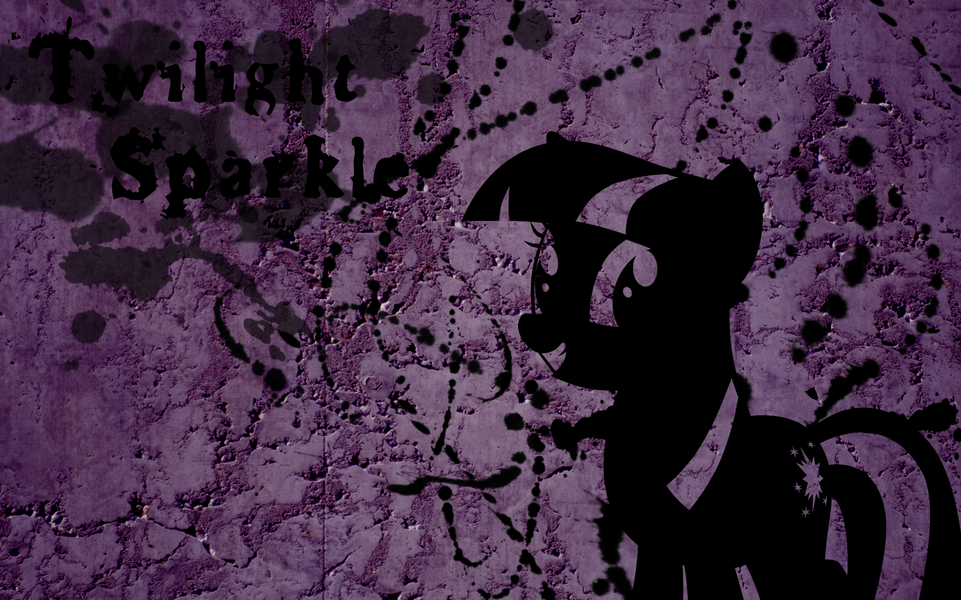 Twilight Splatter Wallpaper by Glitcher007