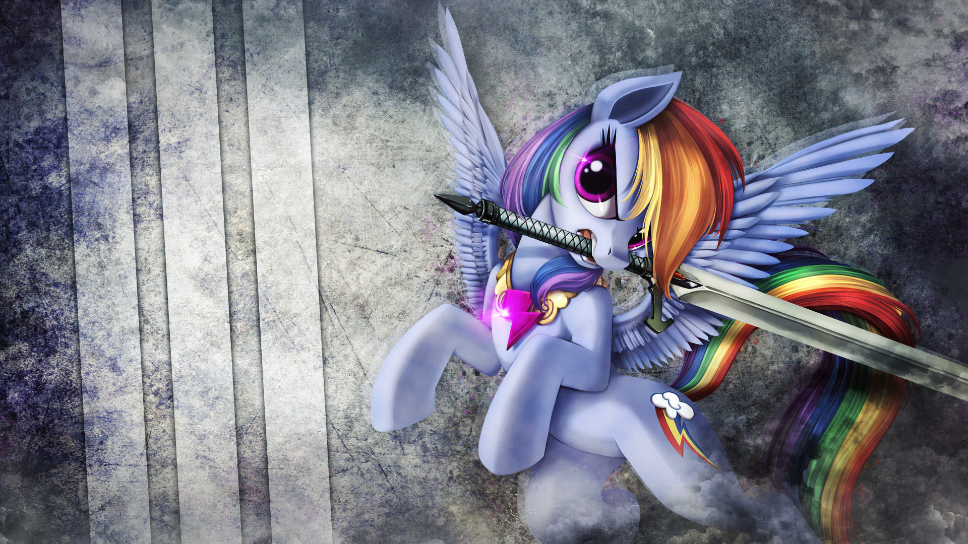Wallpaper ~ Trashie. by Mackaged and ponyKillerX