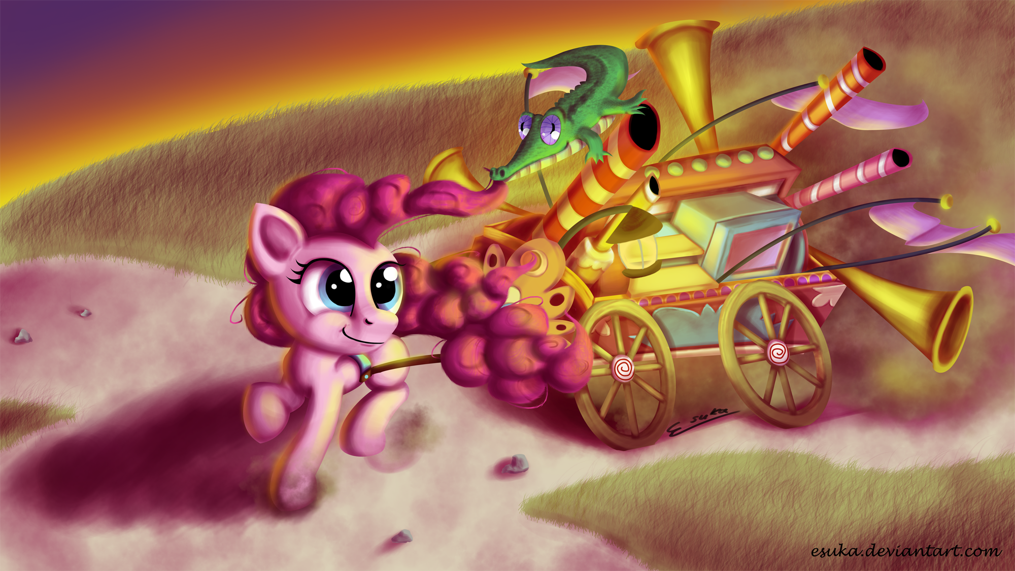 Never Too Late for the Welcome Wagon by Esuka