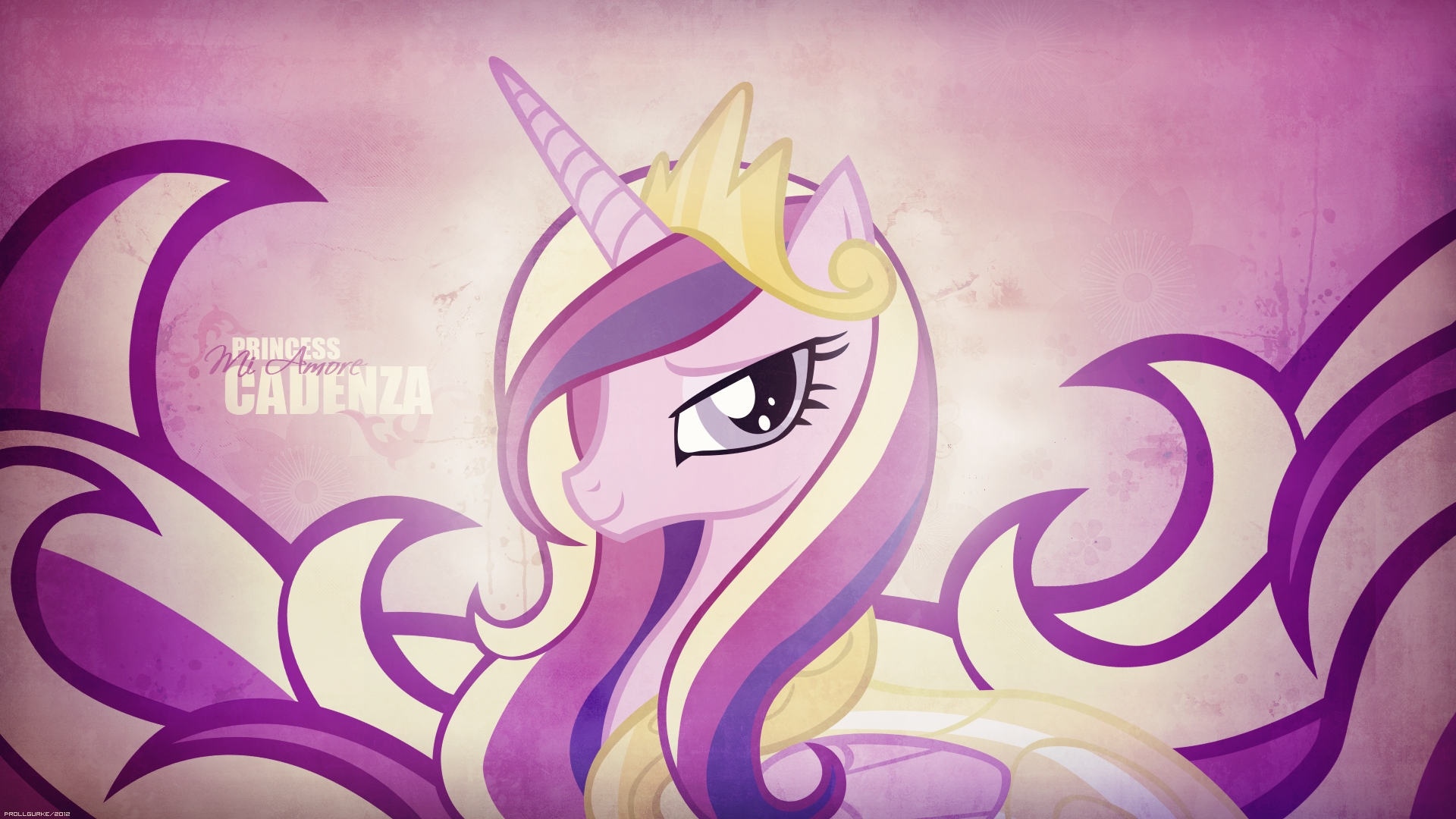 Princess Mi Amore Cadenza (Wallpaper) by aeroyTechyon-X, Katibear-Stock and Prollgurke