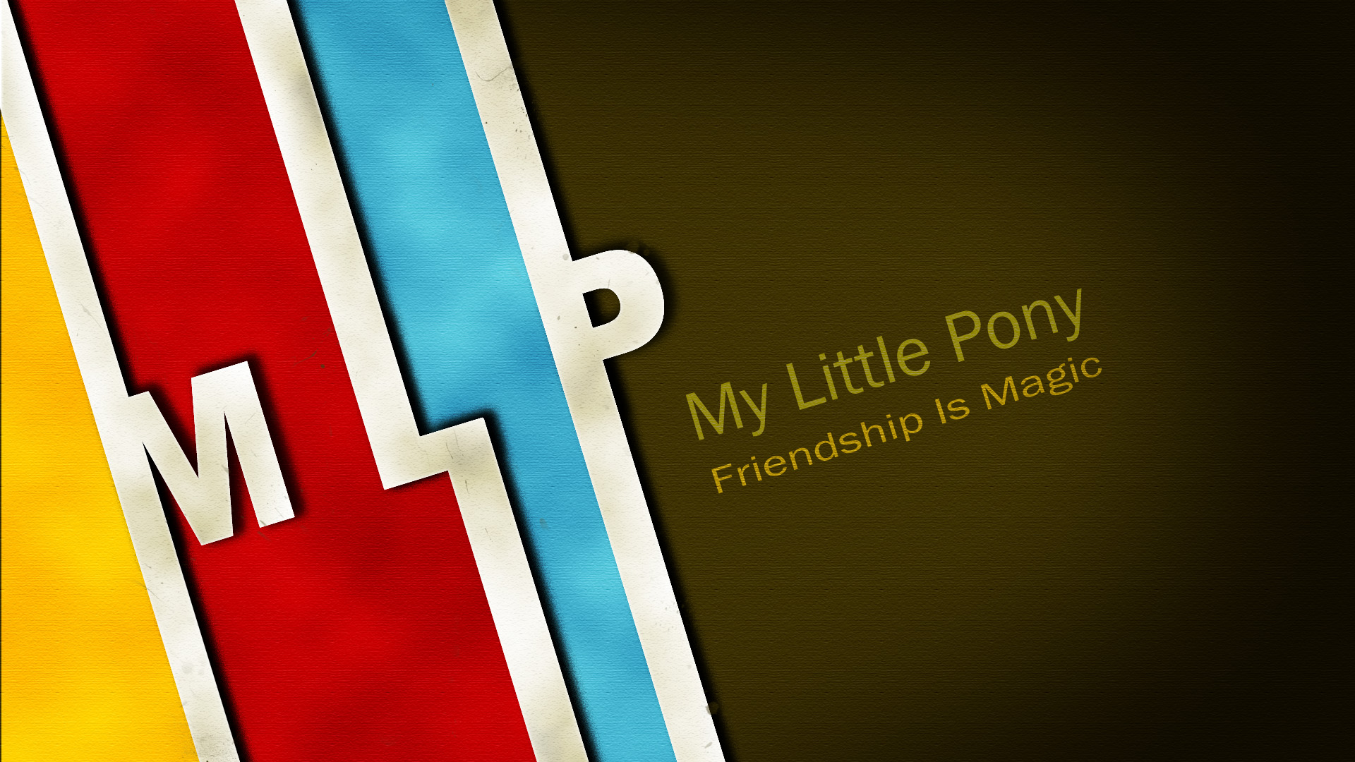 MLP FIM text Wallpaper by ASTROtheH