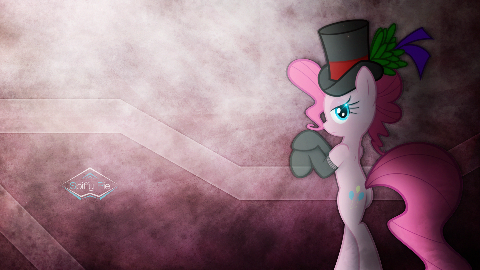 Wallpaper ~ Spiffy Pie. by Mackaged and Quasdar