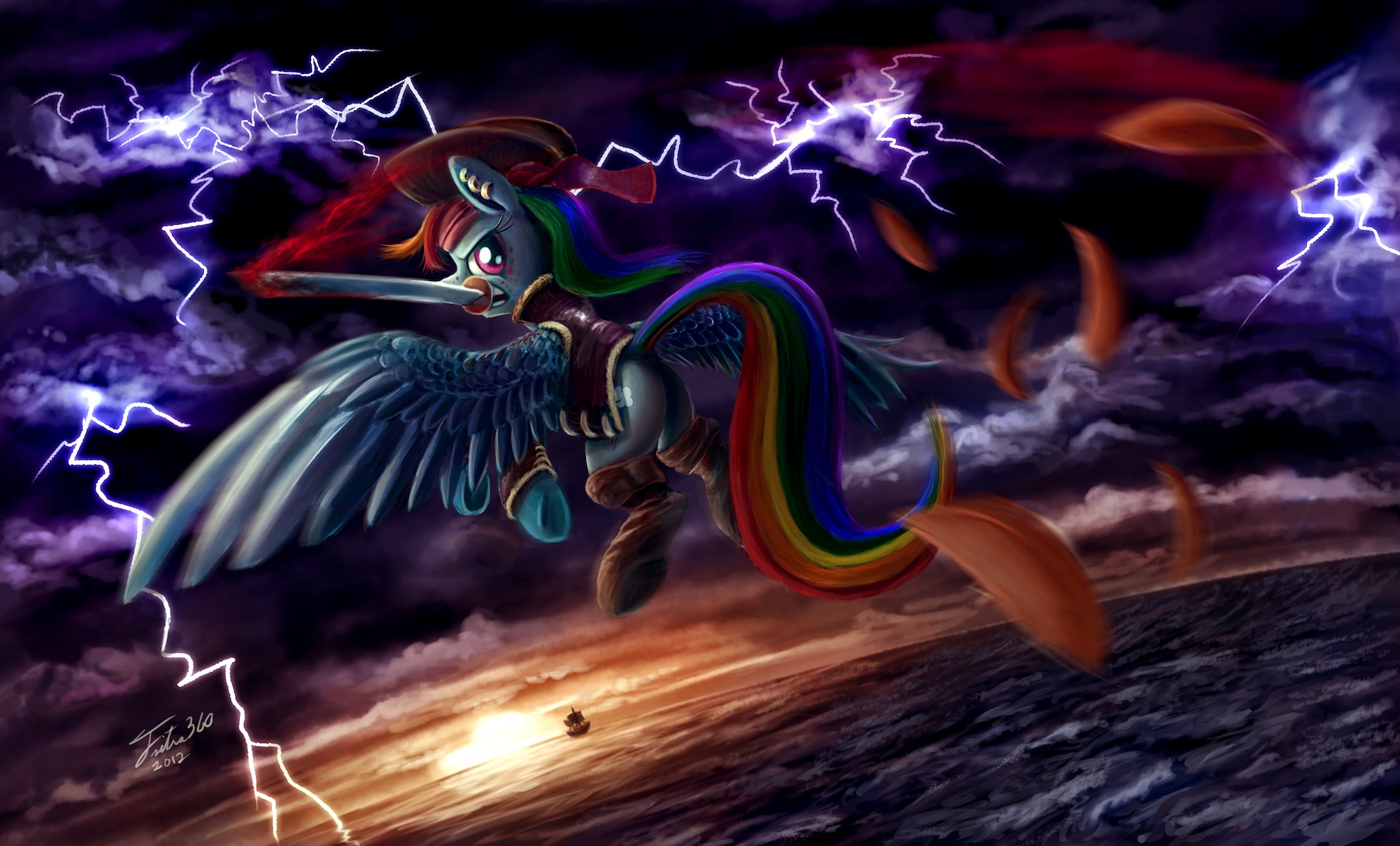 Final Slash _ Speedpaint by Tsitra360