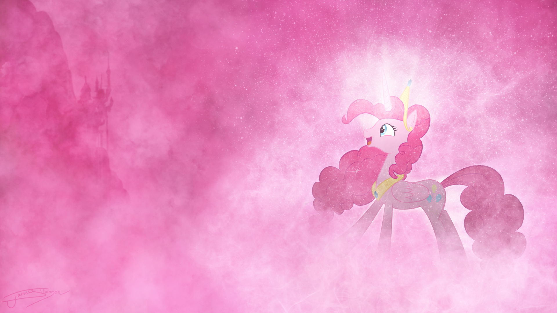 Princess Pinkie Pie - Goddess of Equestria by Jamey4, Nianara and Qsteel