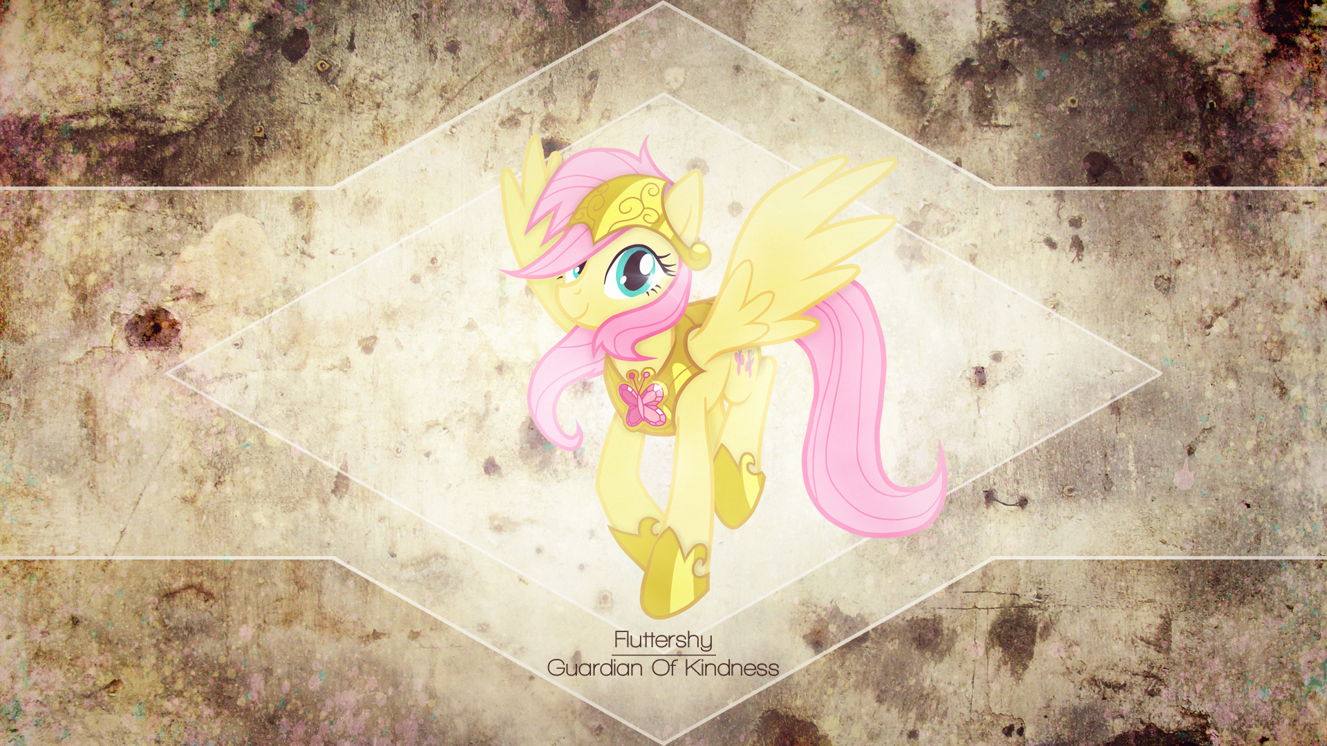 Wallpaper ~ Guardian Fluttershy. by Equestria-Prevails, JennieOo and Mackaged