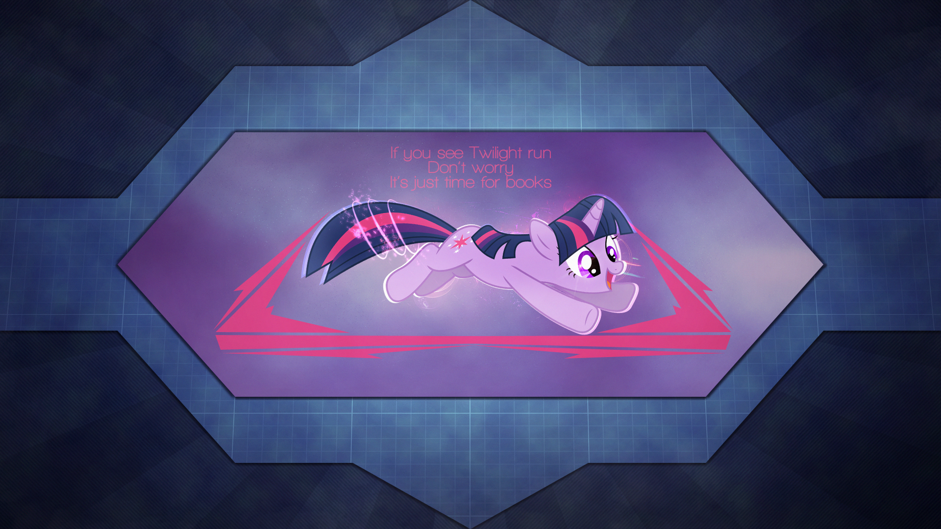 Wallpaper ~ Twilight Sparkle Minimalism. by HornFlakes and Mackaged