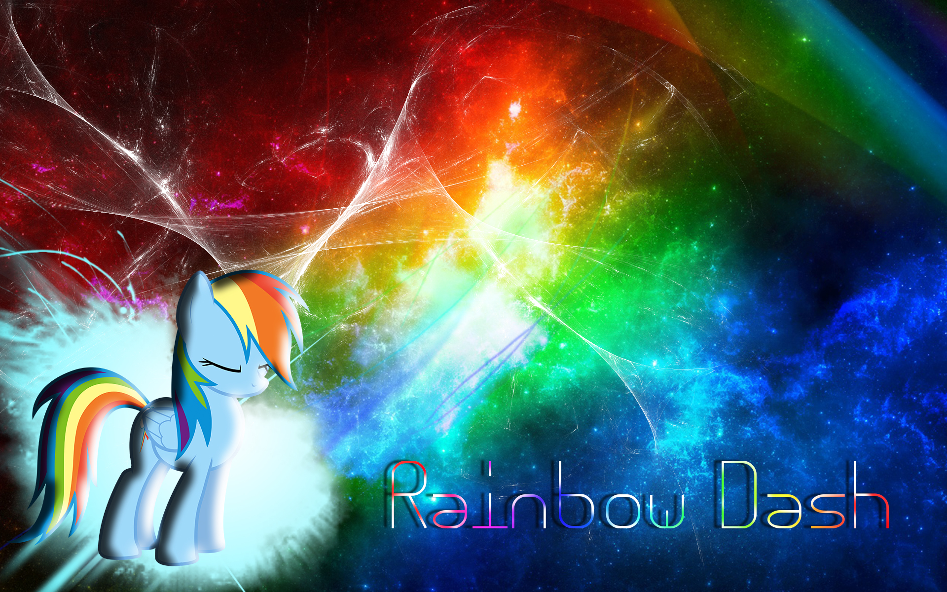 Rainbow Dash wallpaper updated by Woodyz611