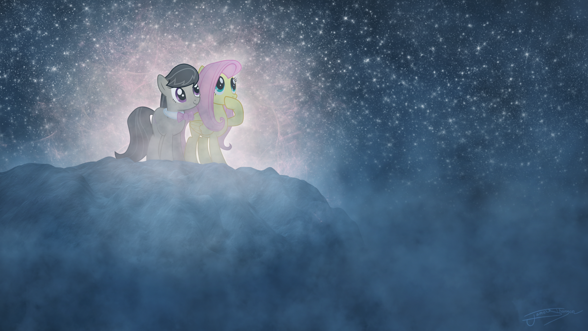 A Night of Stargazing by arcticjuniper, Jamey4 and Quanno3