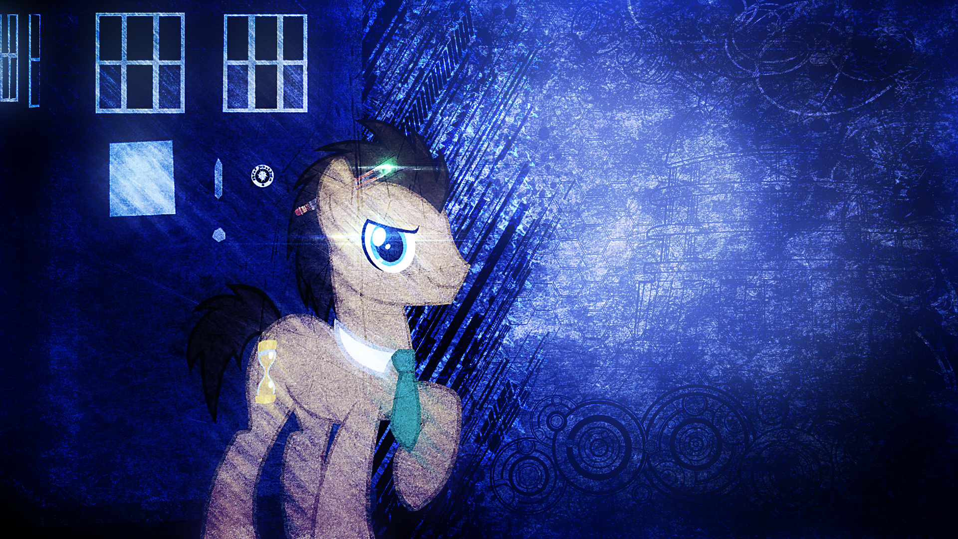 Doctor Whooves Wallpaper by ChiefNX, Sculcuvant, TheEvilFlashAnimator and Tzolkine