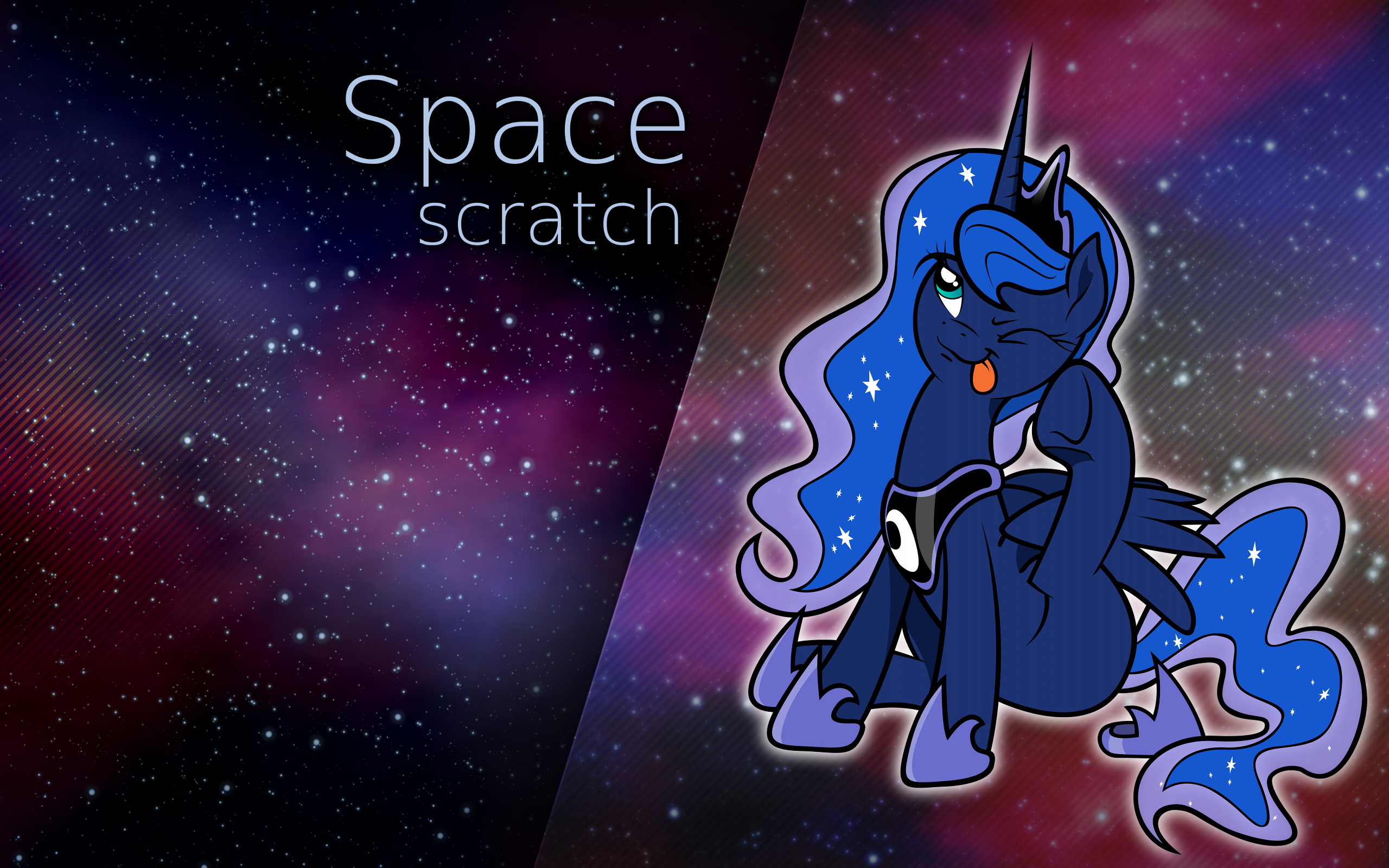 Space scratch by AlexPony, KP-ShadowSquirrel and SharkMachine