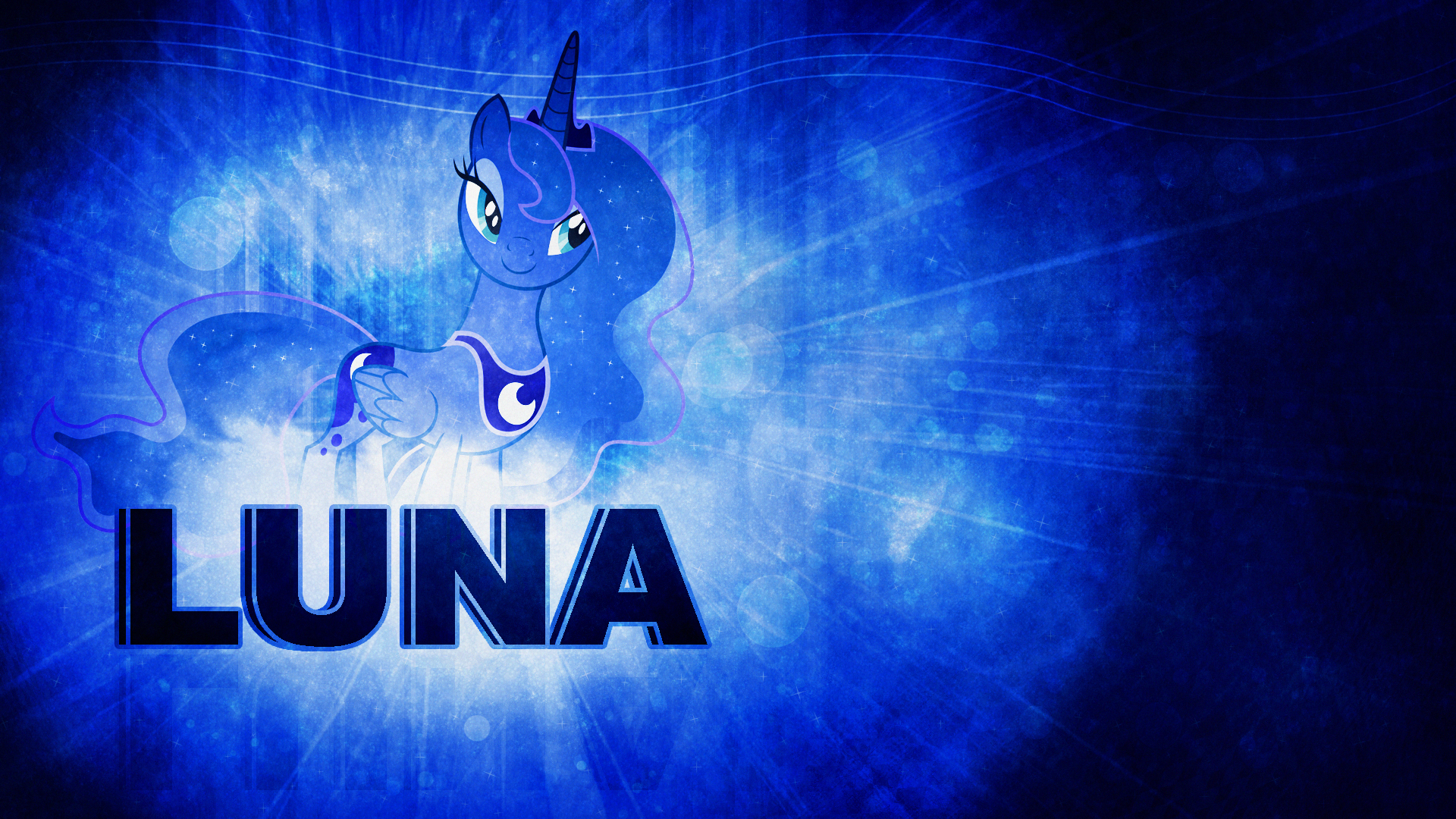 Wallpaper - Luna by Mackaged and RelaxingOnTheMoon