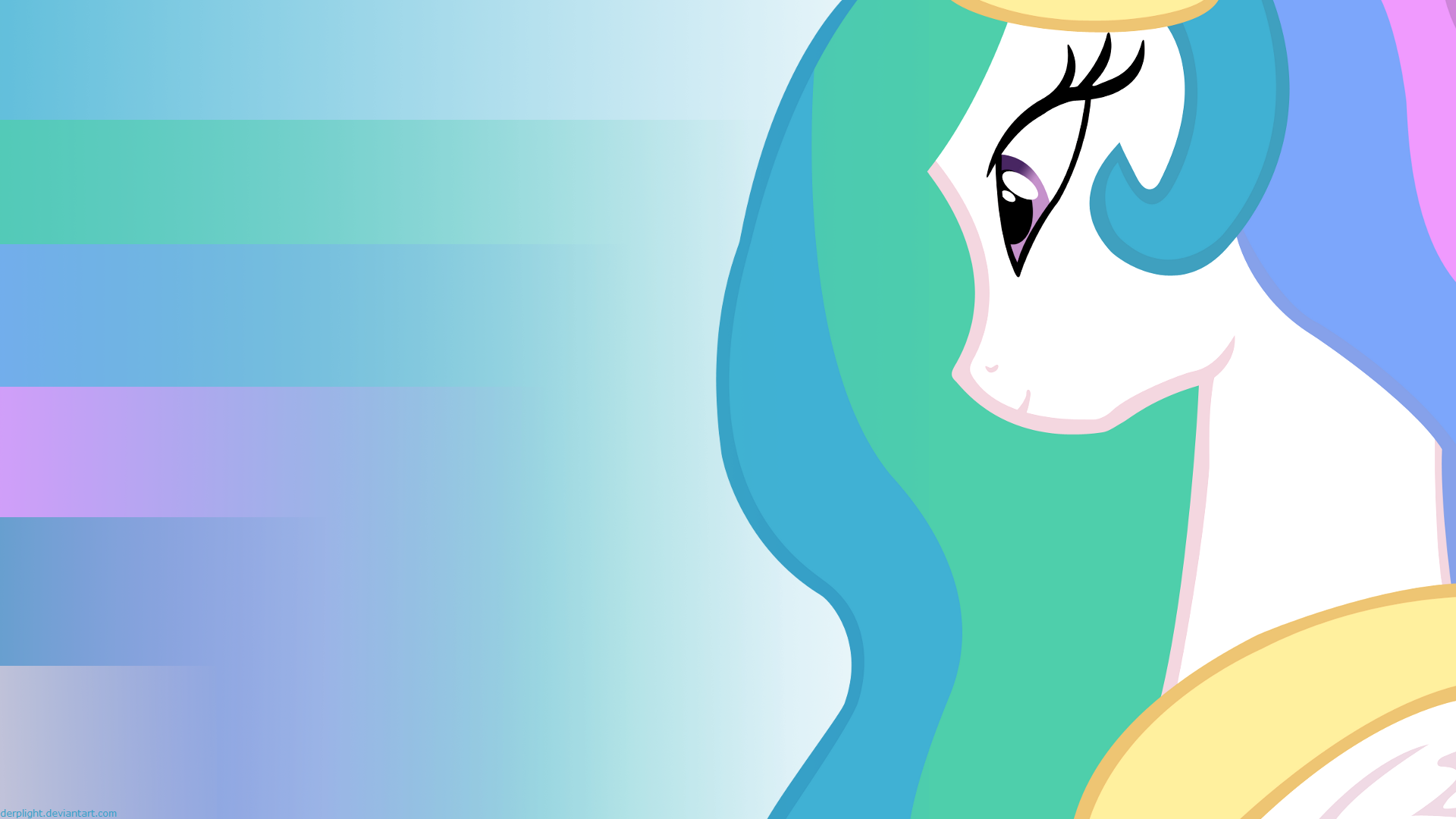 Princess Celestia Wallpaper by DerpLight and Joltage