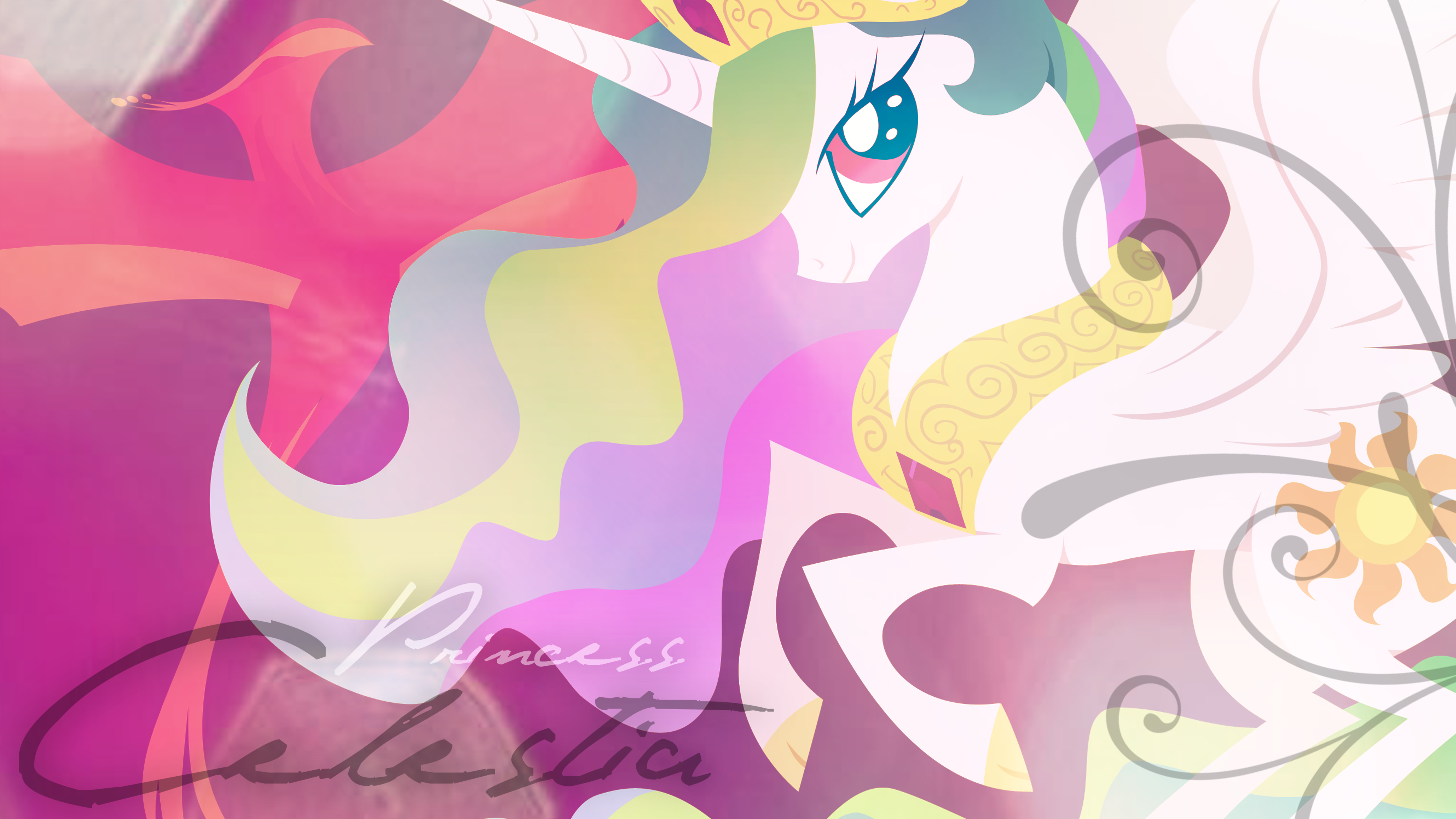 Princess Celestia by anbolanos91, eipreD and PewDie-Pie